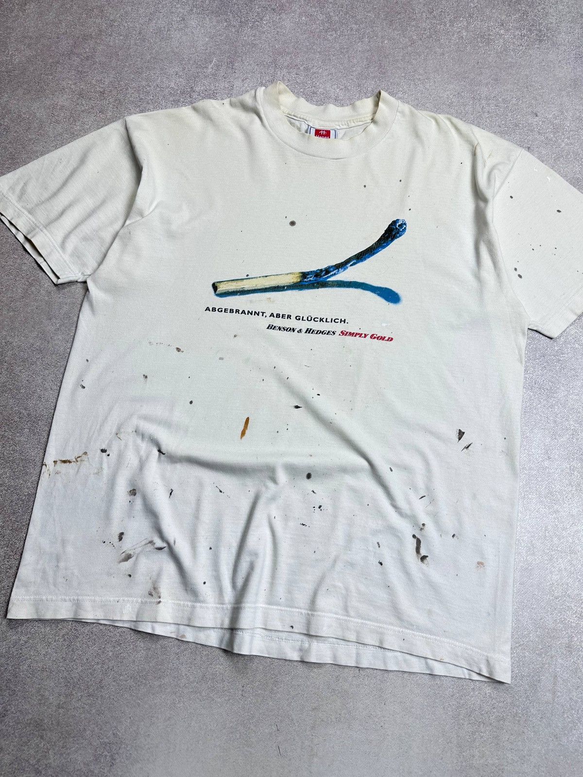 Vintage Vintage Match White Boxy T-shirt XL Size US XL / EU 56 / 4 - 2 Thumbnail
