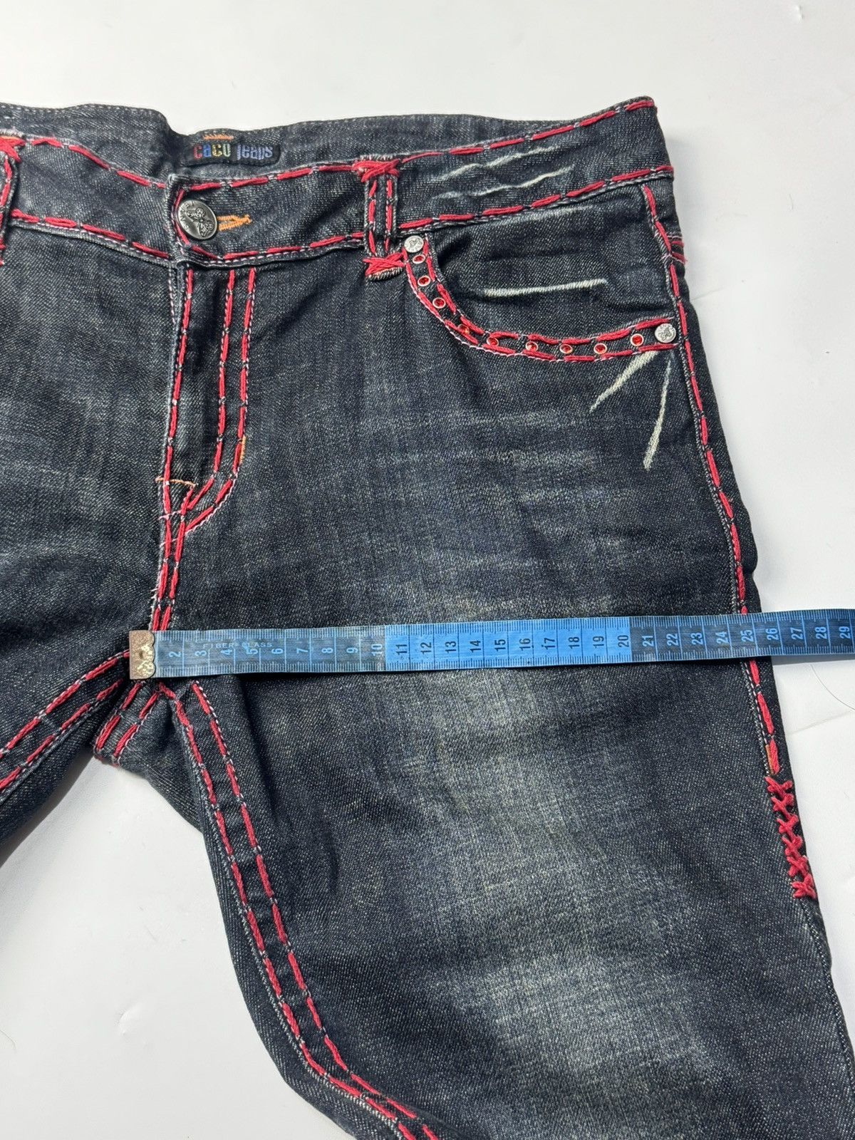 If Six Was Nine Japanese Denim Coco Jeans Styled Size US 30 / EU 46 - 6 Thumbnail