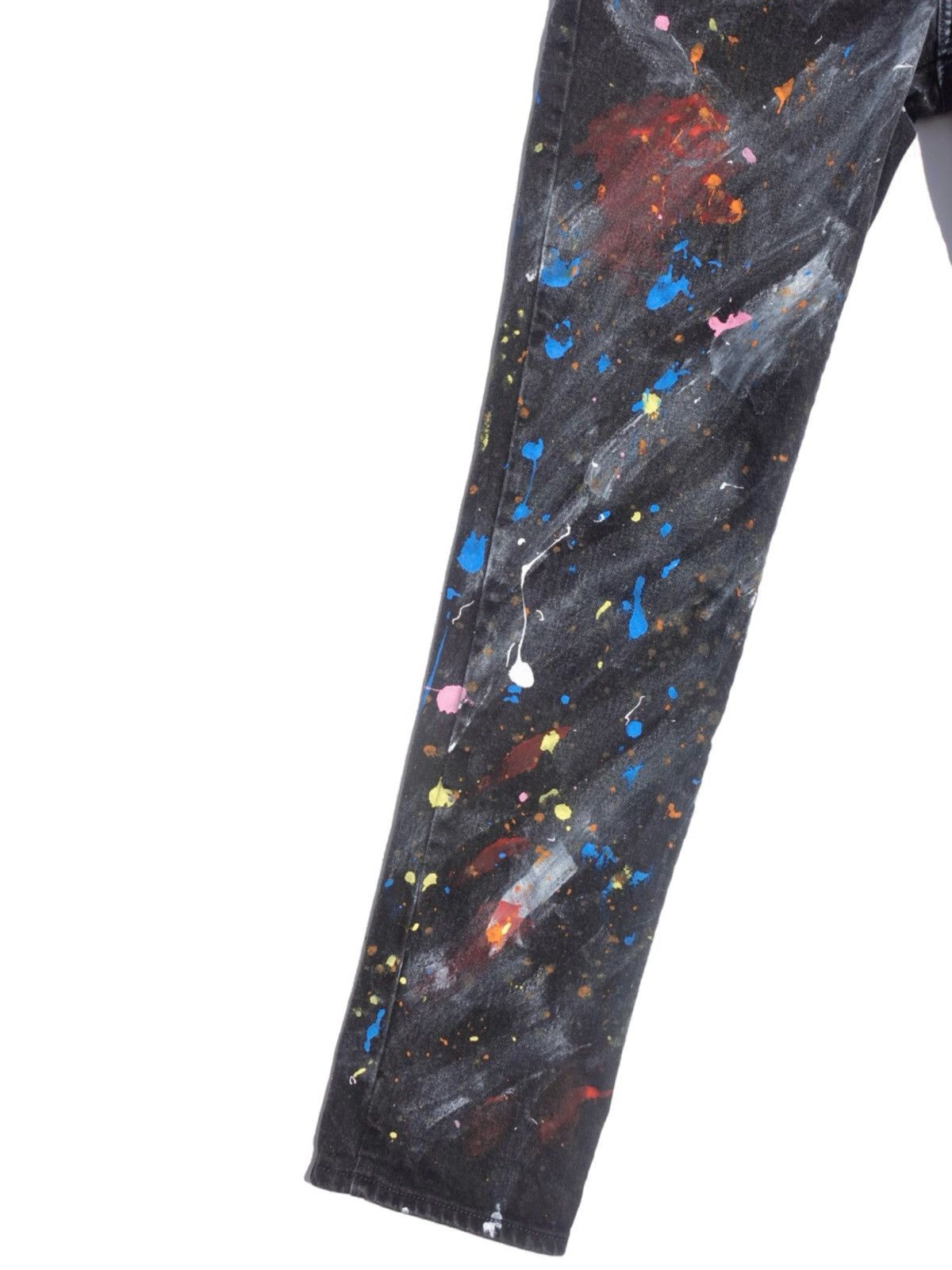 Japanese Brand Cosmic paint splatter jeans Size US 32 / EU 48 - 7 Thumbnail
