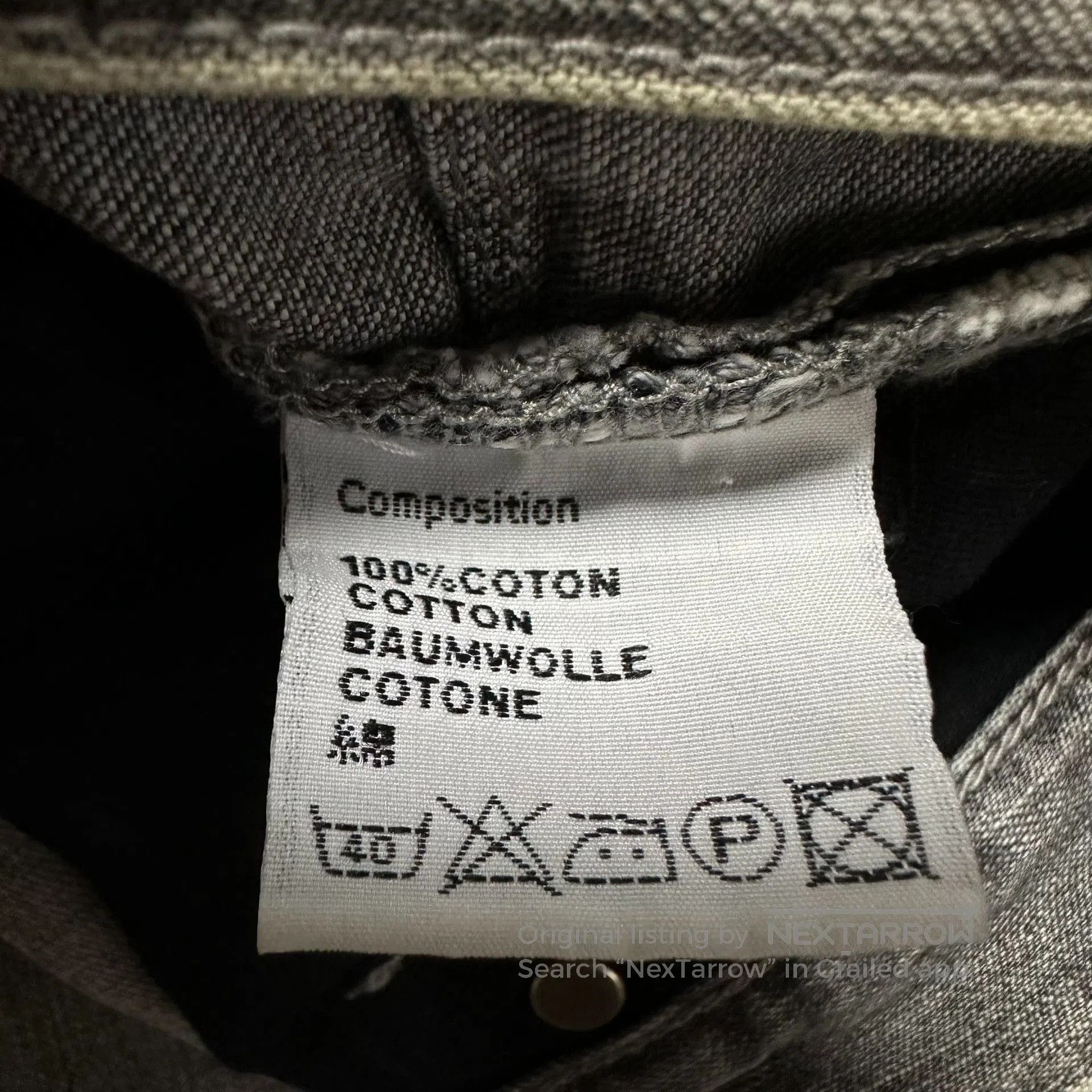 Dior Dior Homme Distressed Gray Jeans. Size US 26 / EU 42 - 7 Thumbnail
