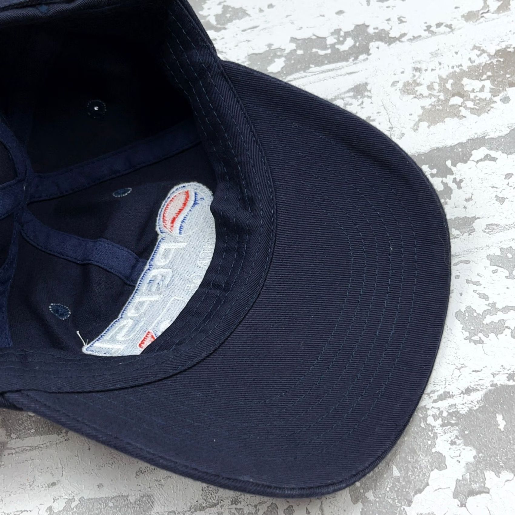 Vintage VINTAGE Pepsi Hat Cap Blue Dad Strap Back Adult Y2K Navy MLB Baseball Size ONE SIZE - 6 Thumbnail