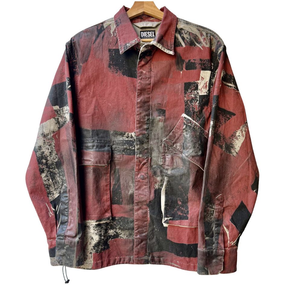 Diesel FW21 Diesel D-CORU-SP JOGGJEANS Denim Shirt Jacket Size US M / EU 48-50 / 2 - 1 Thumbnail
