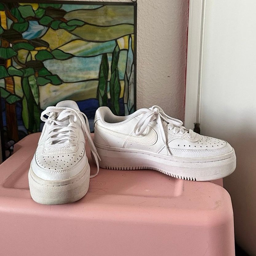 Nike nike air force ones platform sneaker shoes Size US 9 / IT 39 - 1 Thumbnail