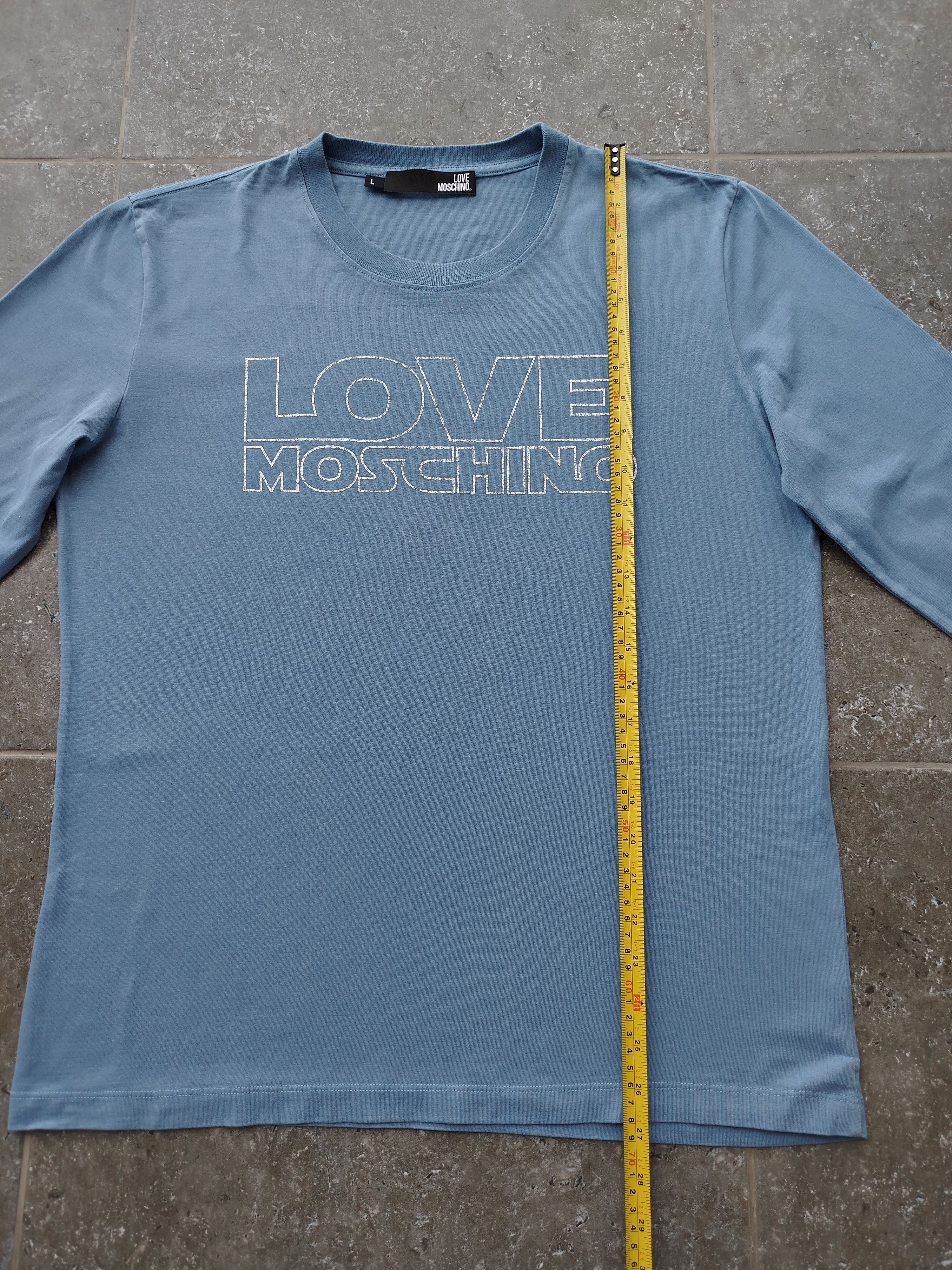 Moschino Love Moschino T-Shirt Long Sleeve Crew Neck Cotton Size L Size US L / EU 52-54 / 3 - 11 Thumbnail