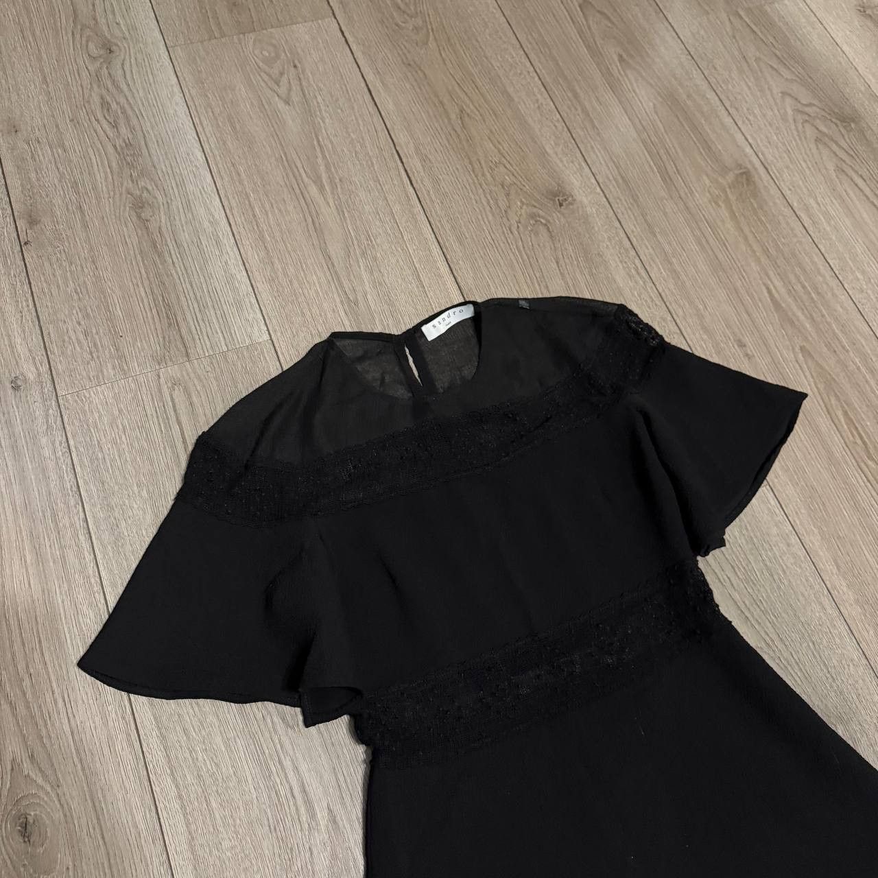 Sandro sandro paris women dress size 1 black Size S / US 4 / IT 40 - 2 Thumbnail