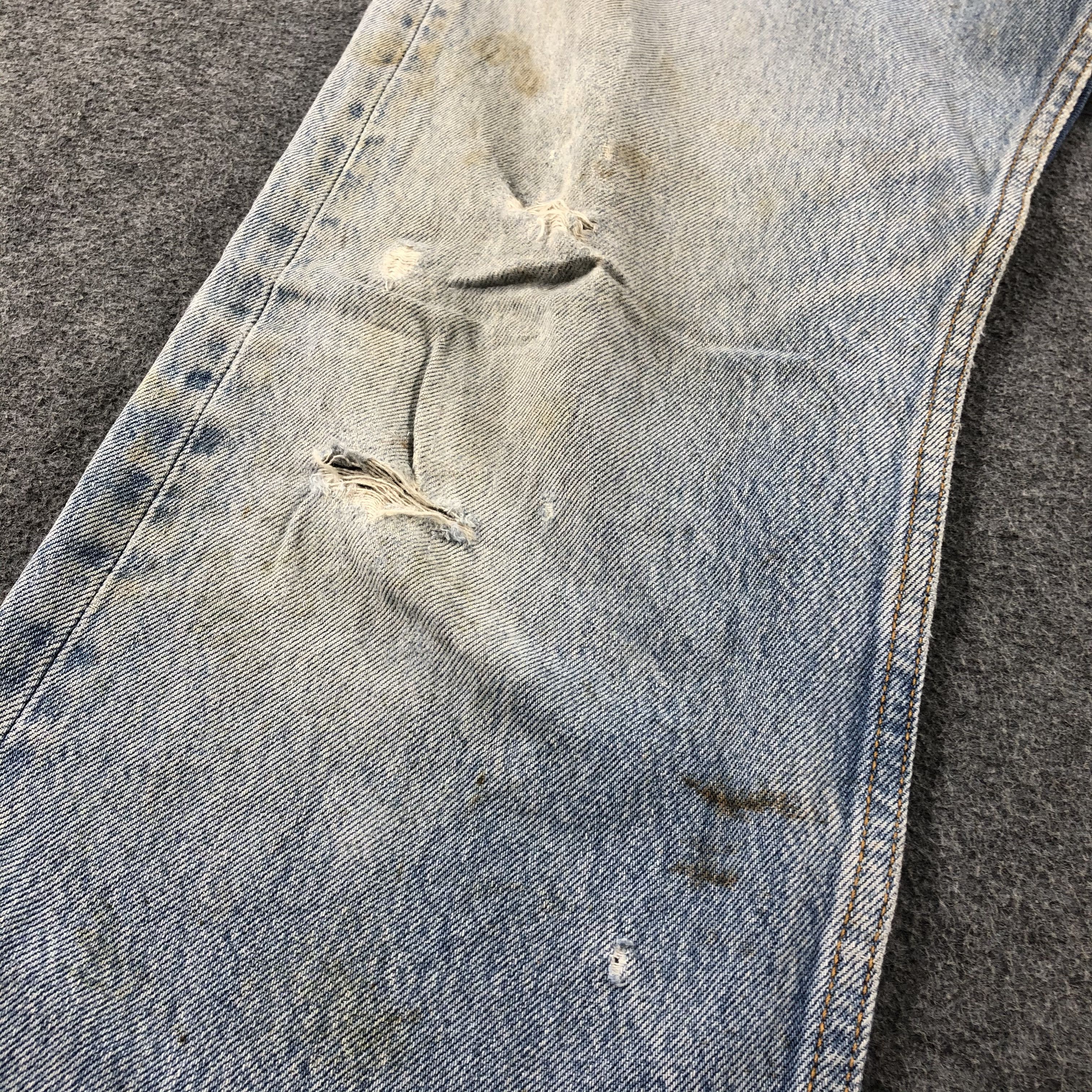 Levi's Vintage Blue Wash Levis 501 Jeans-J2578 Size US 32 / EU 48 - 8 Thumbnail