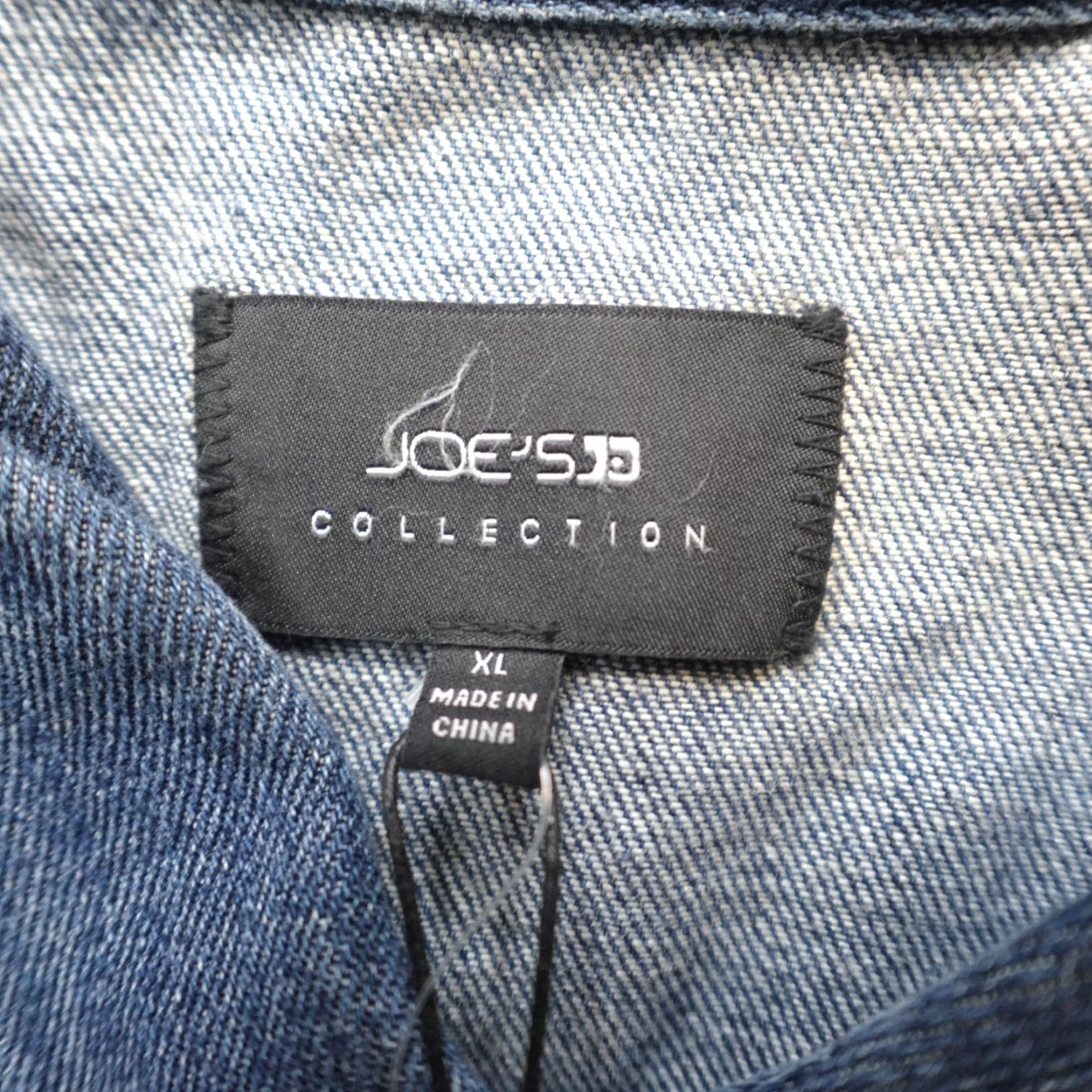Vintage Joe's Jeans Shirt XL Blue Button Front Cotton NEW Men Size US XL / EU 56 / 4 - 3 Thumbnail