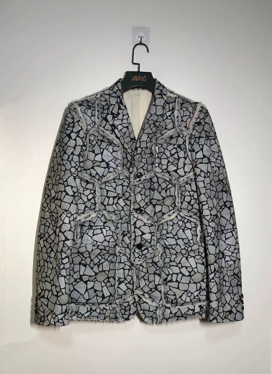 Comme des Garcons Homme Plus CDG Homme Tailored Gray Blazer Raw Block Cut Size M Size US M / EU 48-50 / 2 - 1 Thumbnail