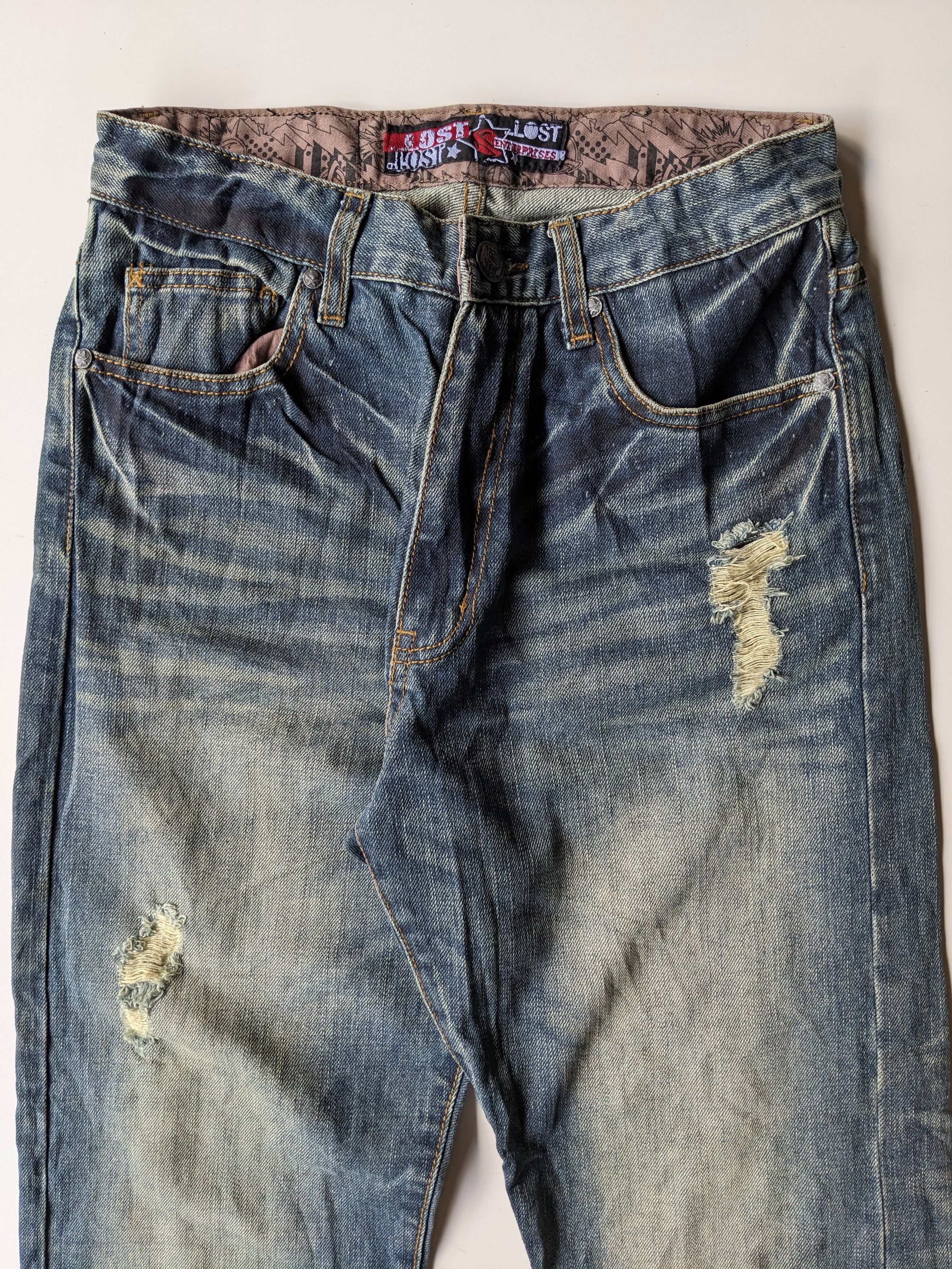Lost Enterprises × Shorty's Skateboards × Vintage Vintage LOST skateboard baggy jeans Size US 28 / EU 44 - 4 Thumbnail