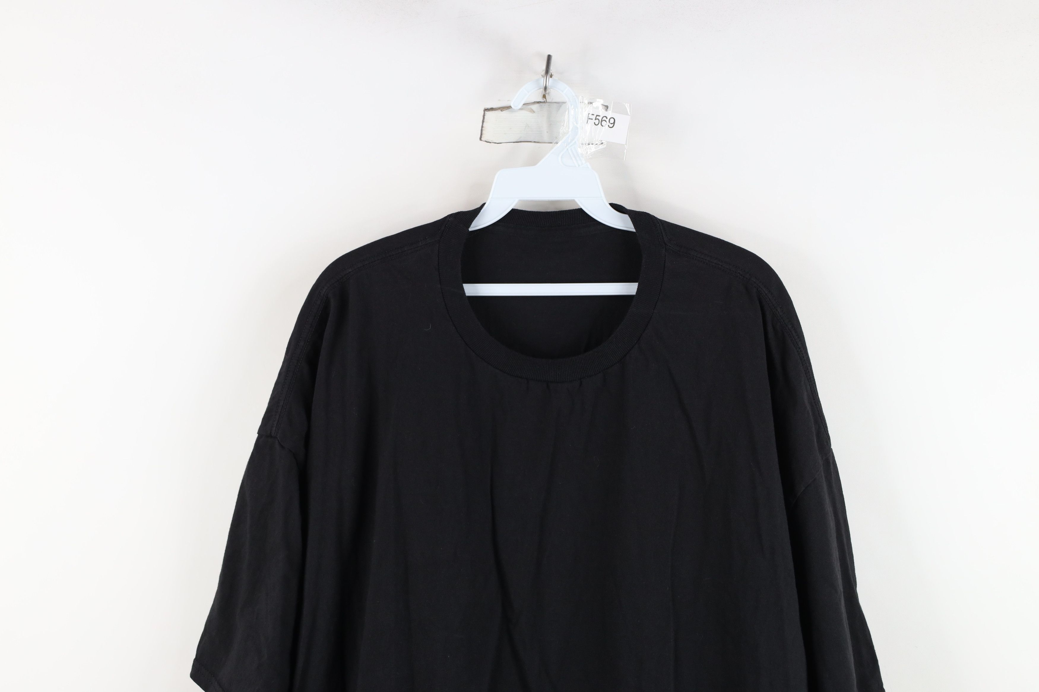 Vintage Vintage 90s Streetwear Short Sleeve T-Shirt Black Cotton Size US XXL / EU 58 / 5 - 2 Thumbnail