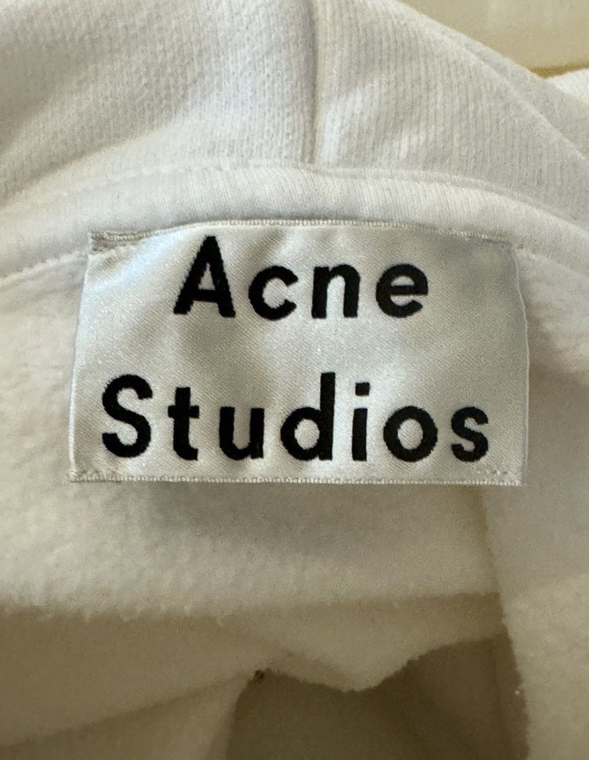 Acne Studios ACNE STUDIOS Reverse Logo Fleece Hoodie Size XS / US 0-2 / IT 36-38 - 5 Thumbnail