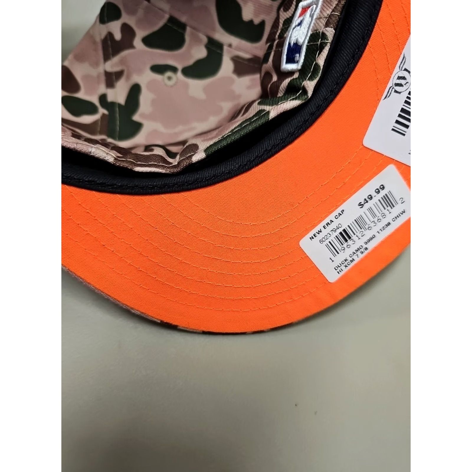 New Era Chicago White Sox New Era Duck Camo 2005 World Series 59Fifty Orange 7 5/8 Size ONE SIZE - 4 Thumbnail