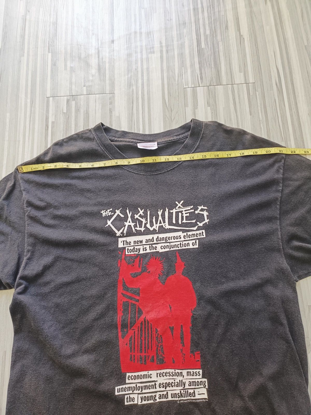 Band Tees × Vintage Vintage 2002 The Casualties Punk Size US L / EU 52-54 / 3 - 8 Thumbnail