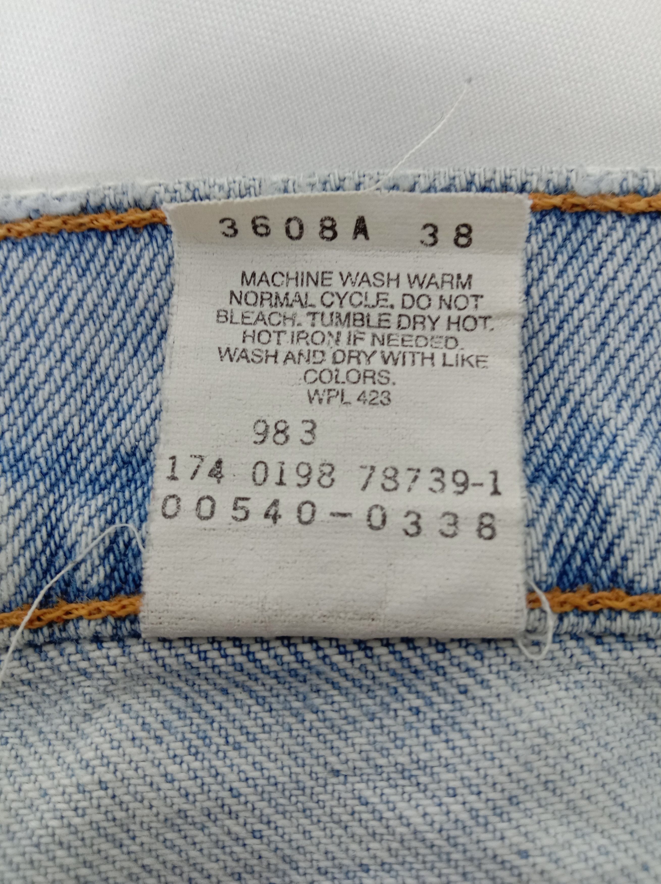 Levi's Vintage 90s Levi’s 540 Jeans Light Wash Distressed Denim Size US 40 / EU 56 - 12 Thumbnail