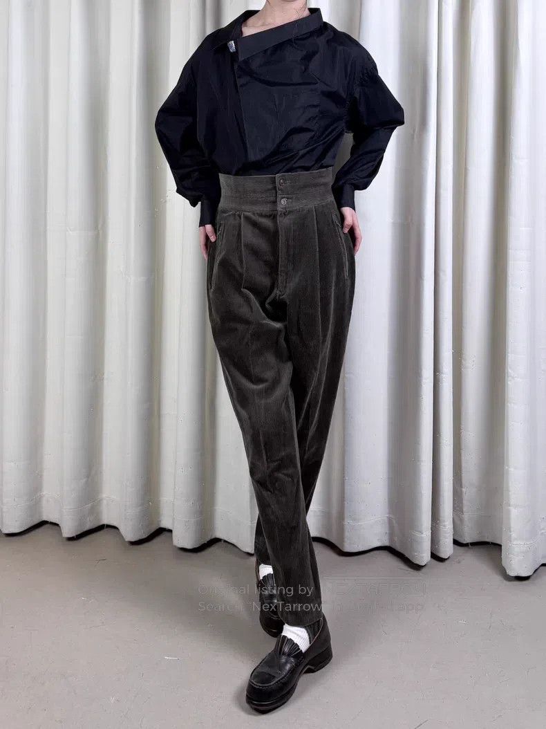 Issey Miyake Issey Miyake Calligraphy Logo Classic Waistband Corduroy T Size 25" / US 0 / IT 36 - 3 Thumbnail