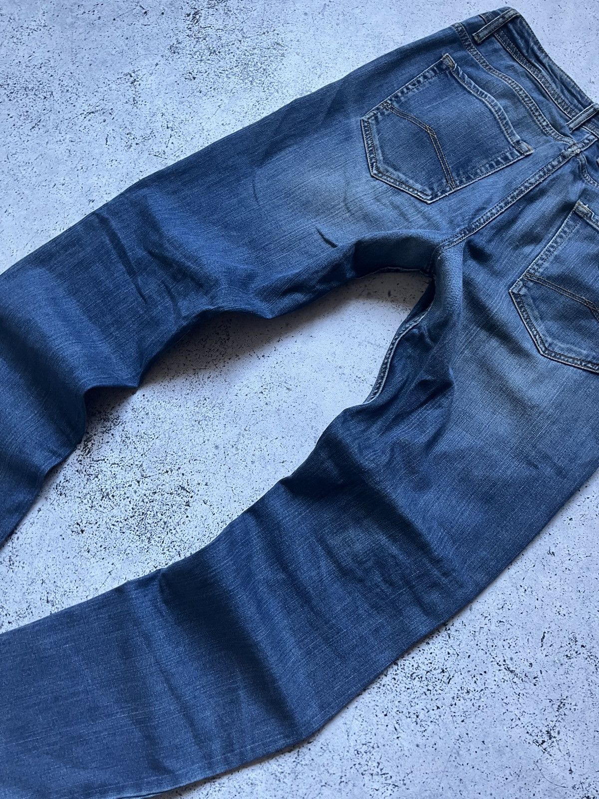 Armani × Vintage Vintage Armani Jeans Denim Metallic Logo Y2K USA Size US 34 / EU 50 - 3 Thumbnail