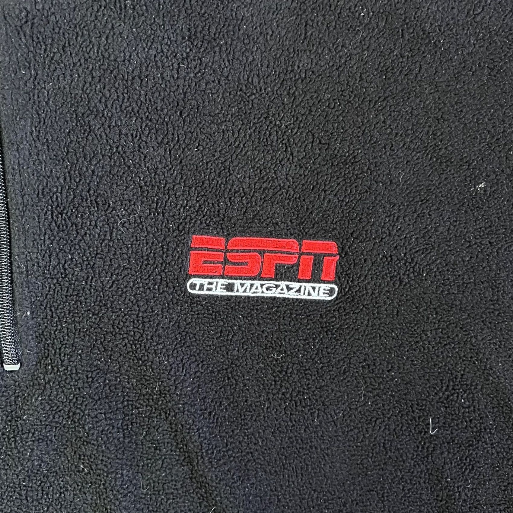 Logo 7 ESPN sweatshirt Mens XL Fleece Quarter Zip Pullover Embroidered Logo Size US XL / EU 56 / 4 - 2 Thumbnail
