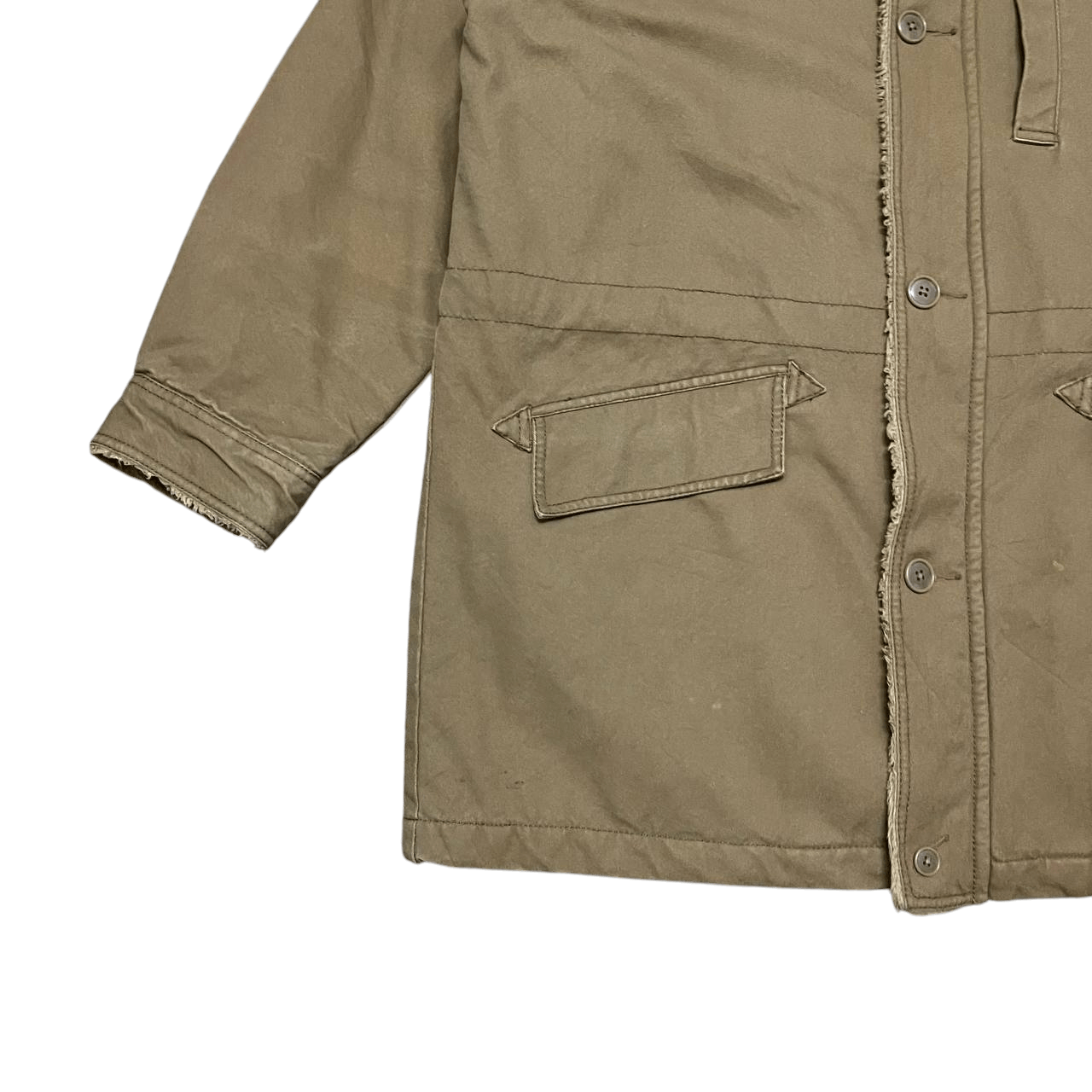 Uniqlo Uniqlo Canvas Work Hooded Jacket Size US XL / EU 56 / 4 - 3 Thumbnail