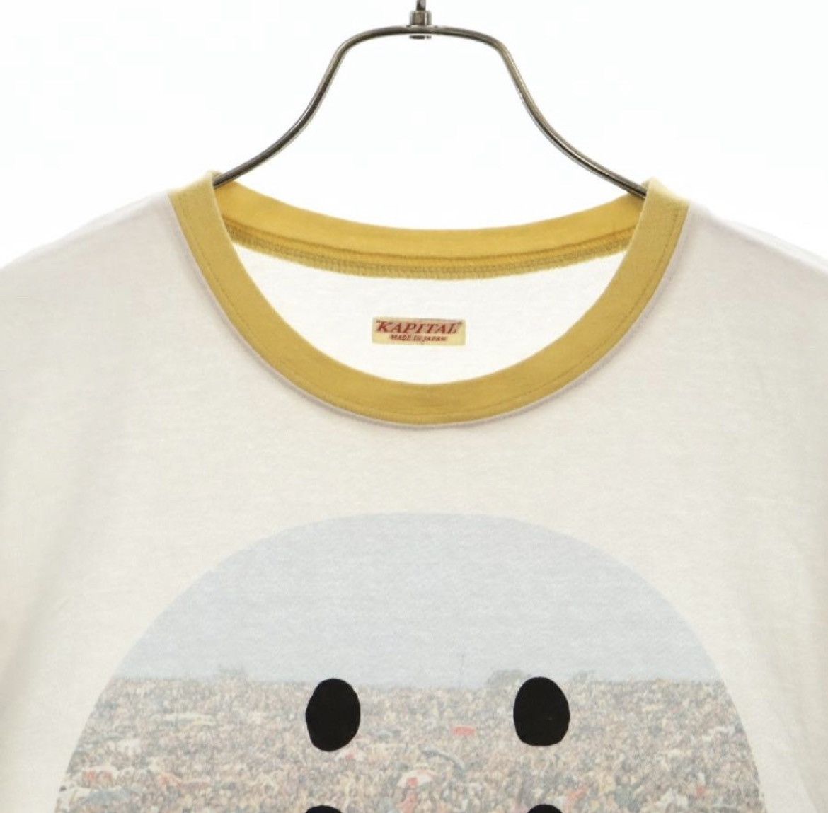 Kapital Kapital festival smiley ringer tee size 2 asap rocky Size US M / EU 48-50 / 2 - 4 Thumbnail