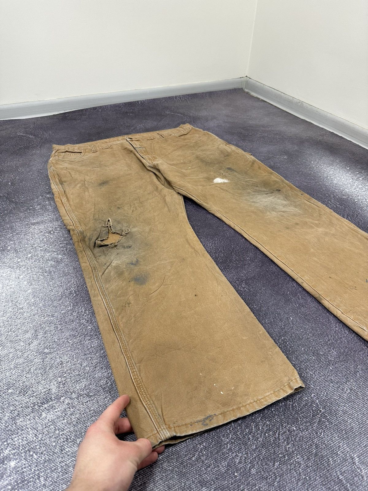 Dickies Vintage Dickies Distressed Carpenter Baggy Cargo Work Pants Size US 40 / EU 56 - 10 Thumbnail