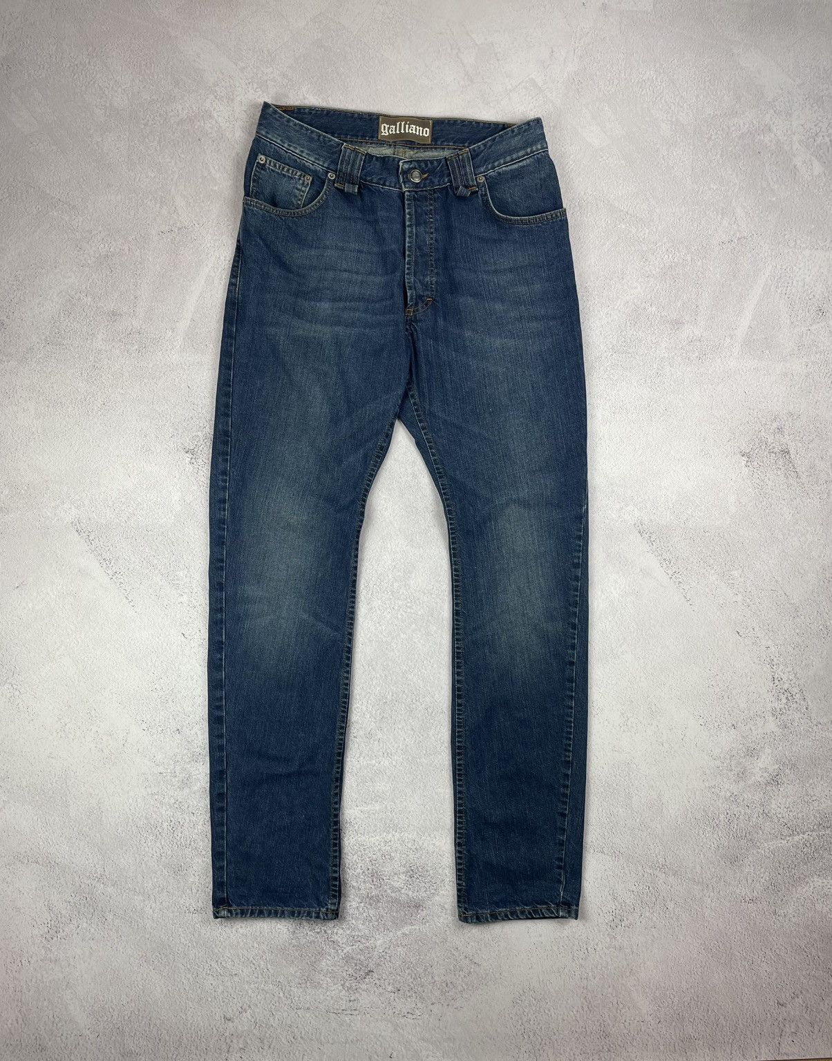 John Galliano Mens Vintage Pants Jeans Blue Size 32/46