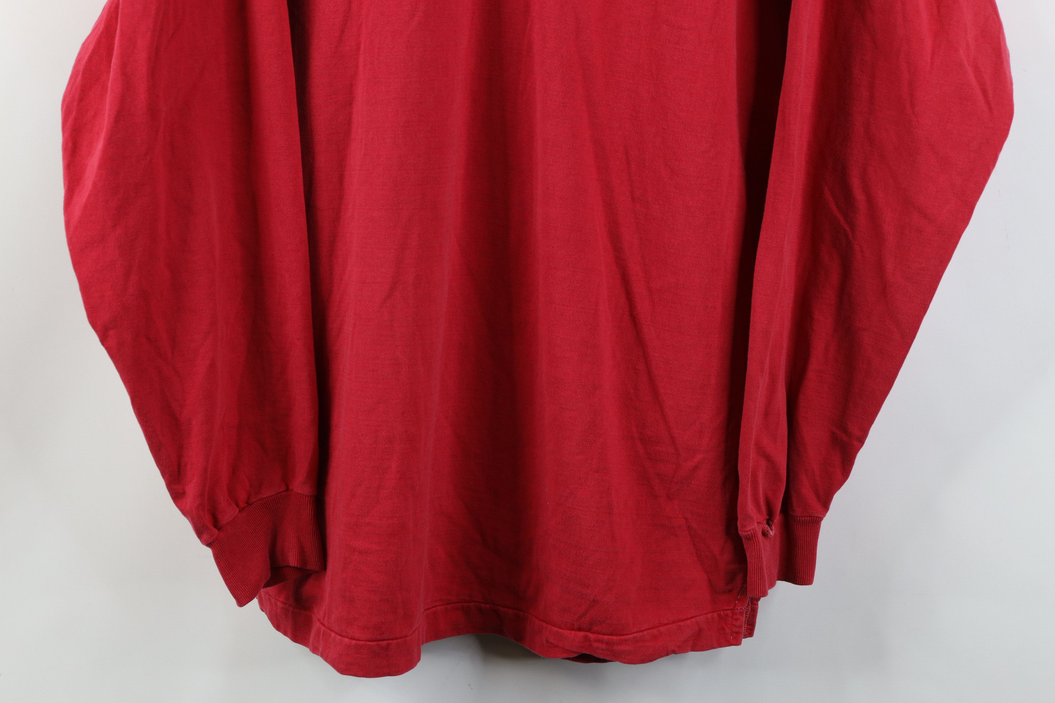Vintage Vintage 90s Streetwear Blank Long Sleeve Henley T-Shirt Size US L / EU 52-54 / 3 - 3 Thumbnail