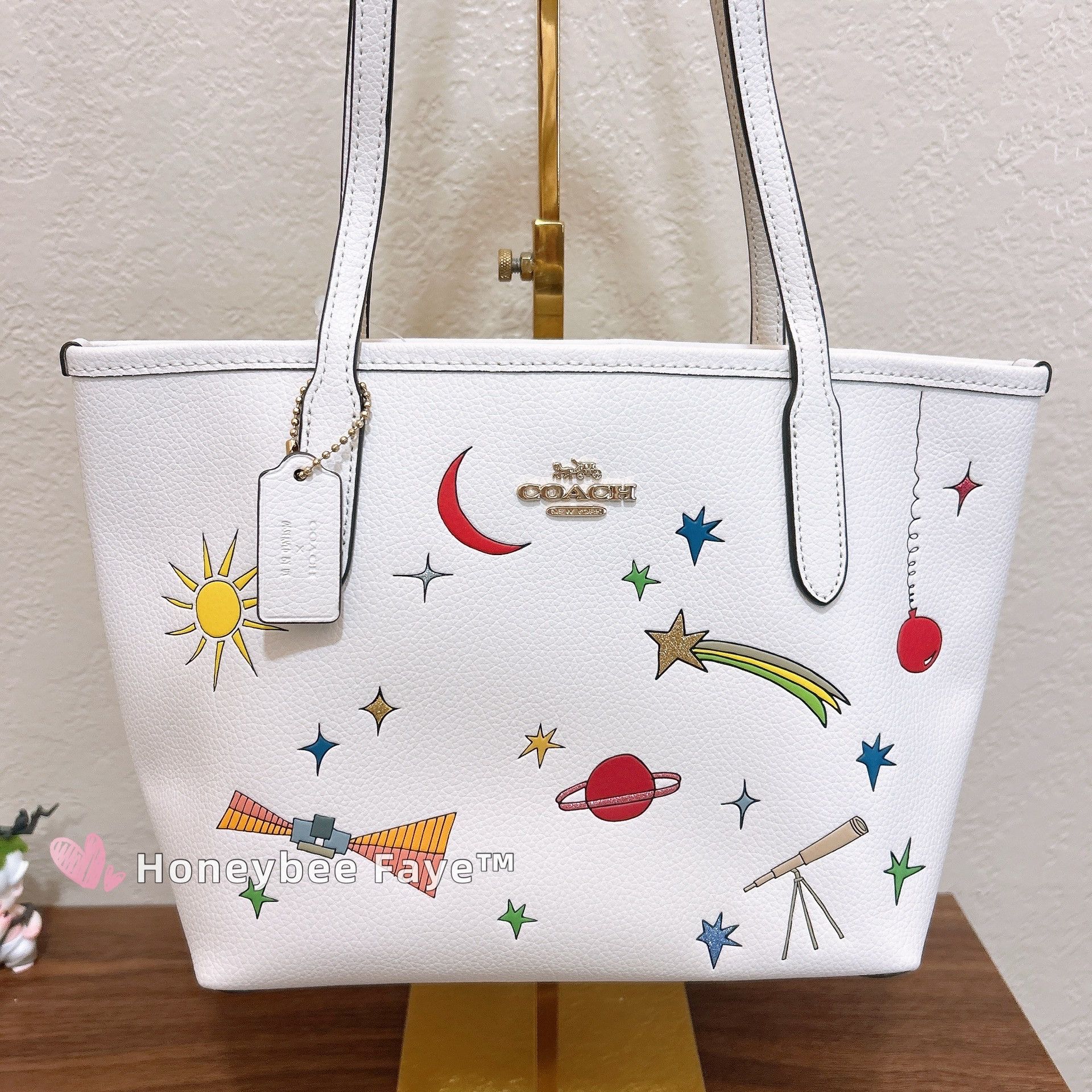 Coach NWT Coach X OBSERVED BY US Small City Tote Bag CU387 Size ONE SIZE - 3 Thumbnail
