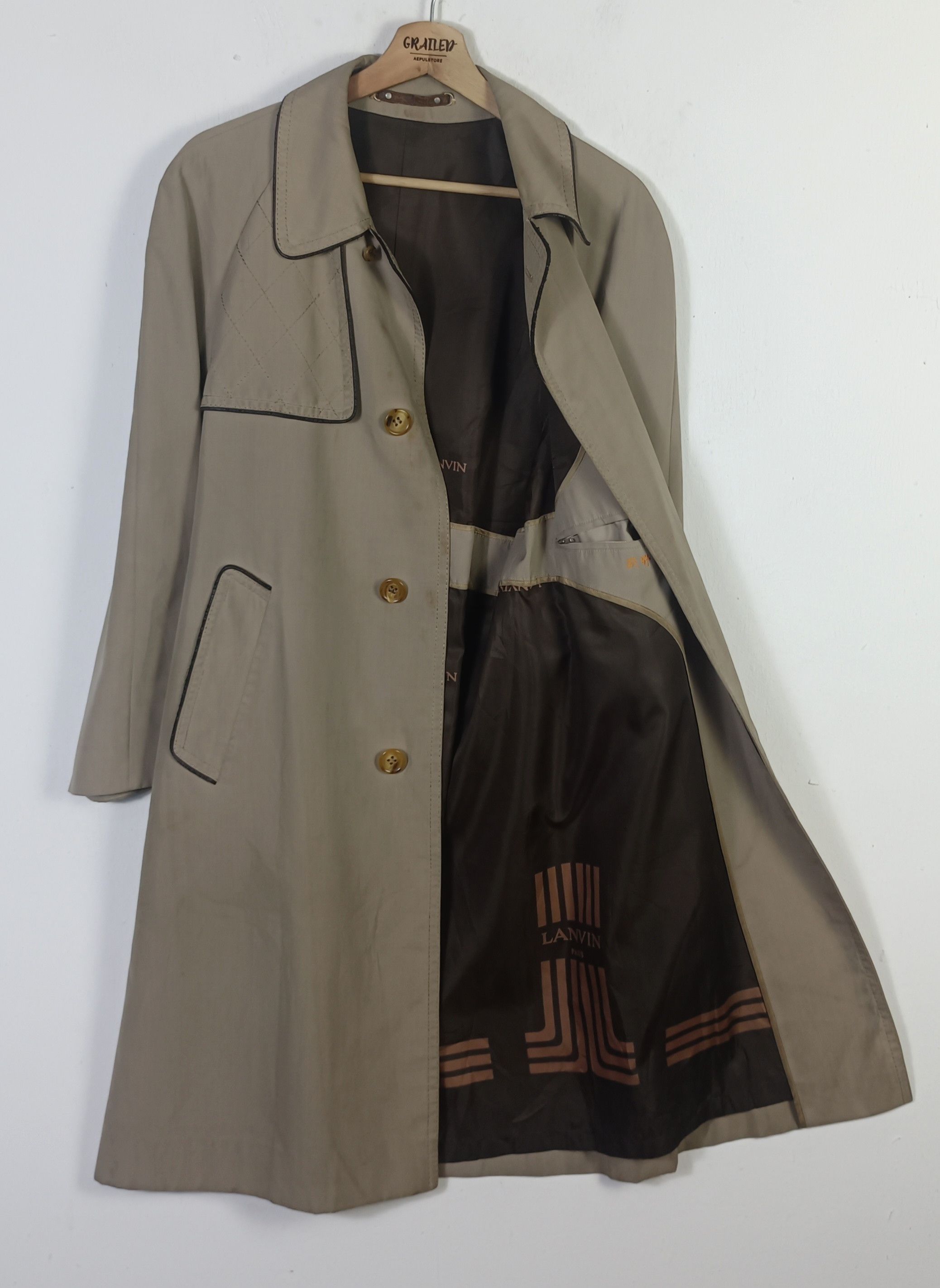 Trench Coat Vintage Médial Paris - Beige, Taille M, Excellent état, Rare