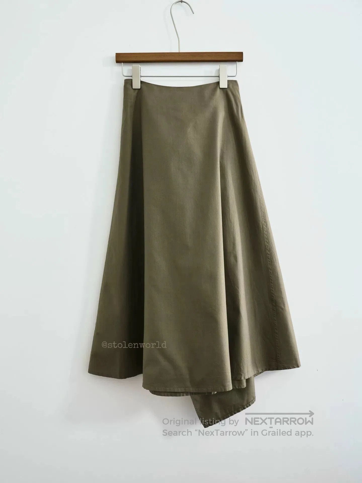 Yohji Yamamoto Yohji Yamamoto Asymmetrical Drape Skirt. Size 22" - 3 Thumbnail