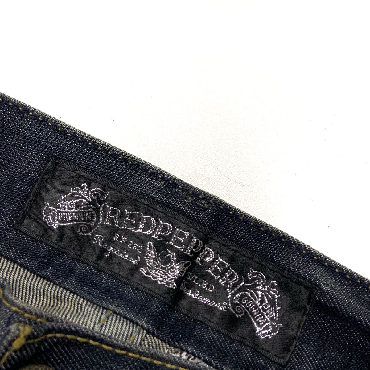 Ed Hardy × Japanese Brand × Vintage Vintage Ed Hardy X Redpapper Big Logo Distressed Jeans Size US 34 / EU 50 - 13 Thumbnail