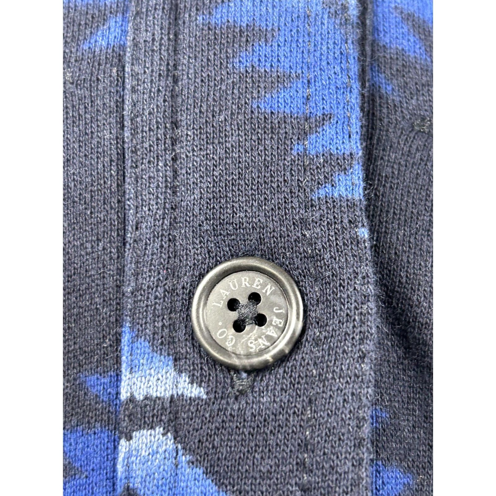 Ralph Lauren Lauren Ralph Lauren Hoodie Sweater Jacket Blue Aztec Southwestern Womens Medium Knit Comfort Cardigan Pockets Hooded Size M / US 6-8 / IT 42-44 - 5 Thumbnail