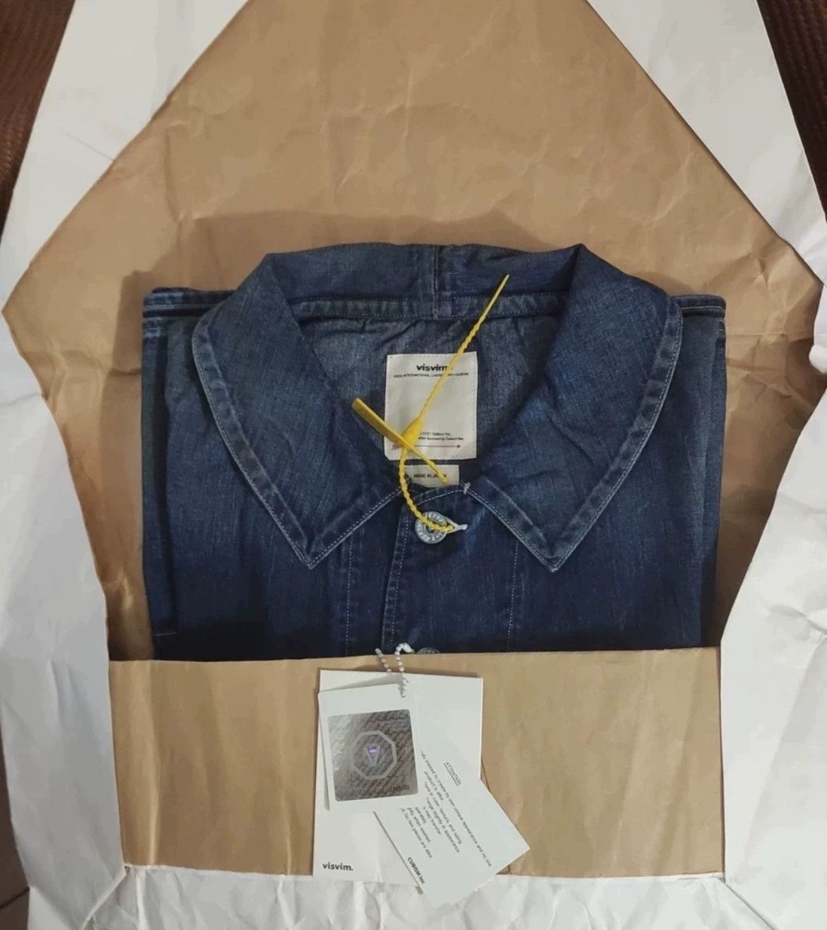 Visvim VISVIM 18AW SS BUCKY COVERALL DRY DENIM jacket Size US M / EU 48-50 / 2 - 8 Thumbnail