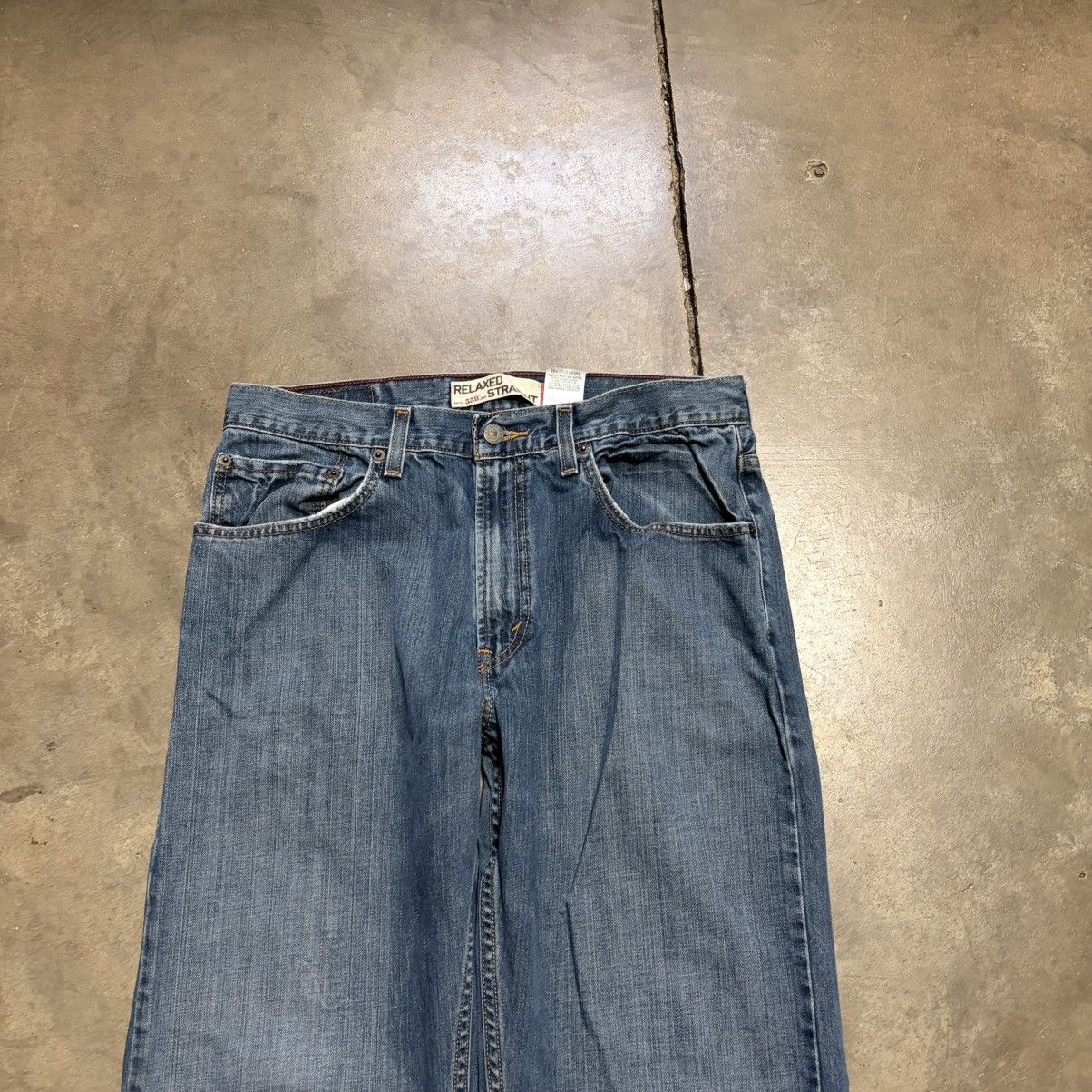 Levi's Vintage Levis 559 Relaxed Straight Denim Jeans Grunge Punk Size US 34 / EU 50 - 5 Thumbnail