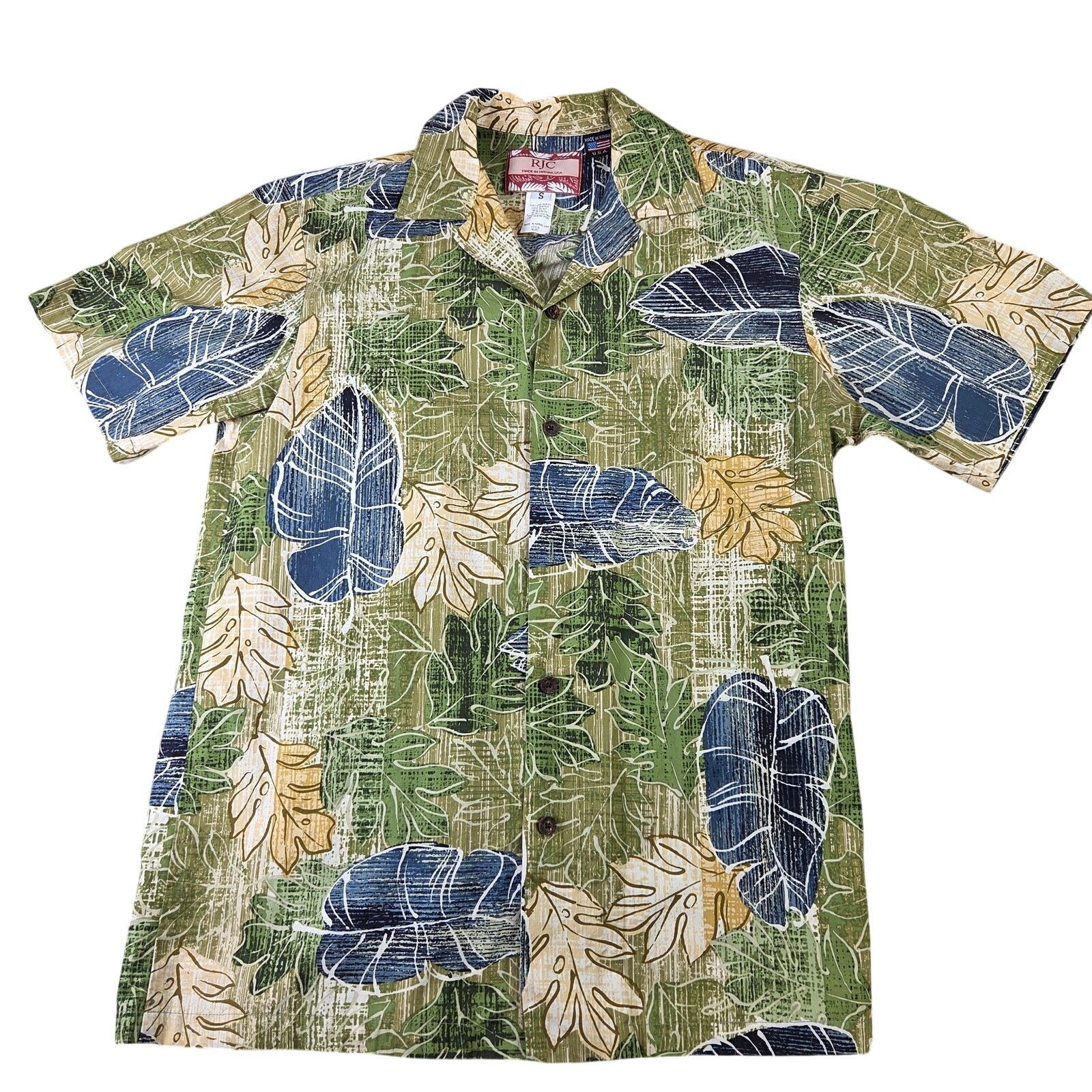 Other RJC Hawaii Aloha Shirt Mens Small Cotton Tropical Size US S / EU 44-46 / 1 - 1 Thumbnail