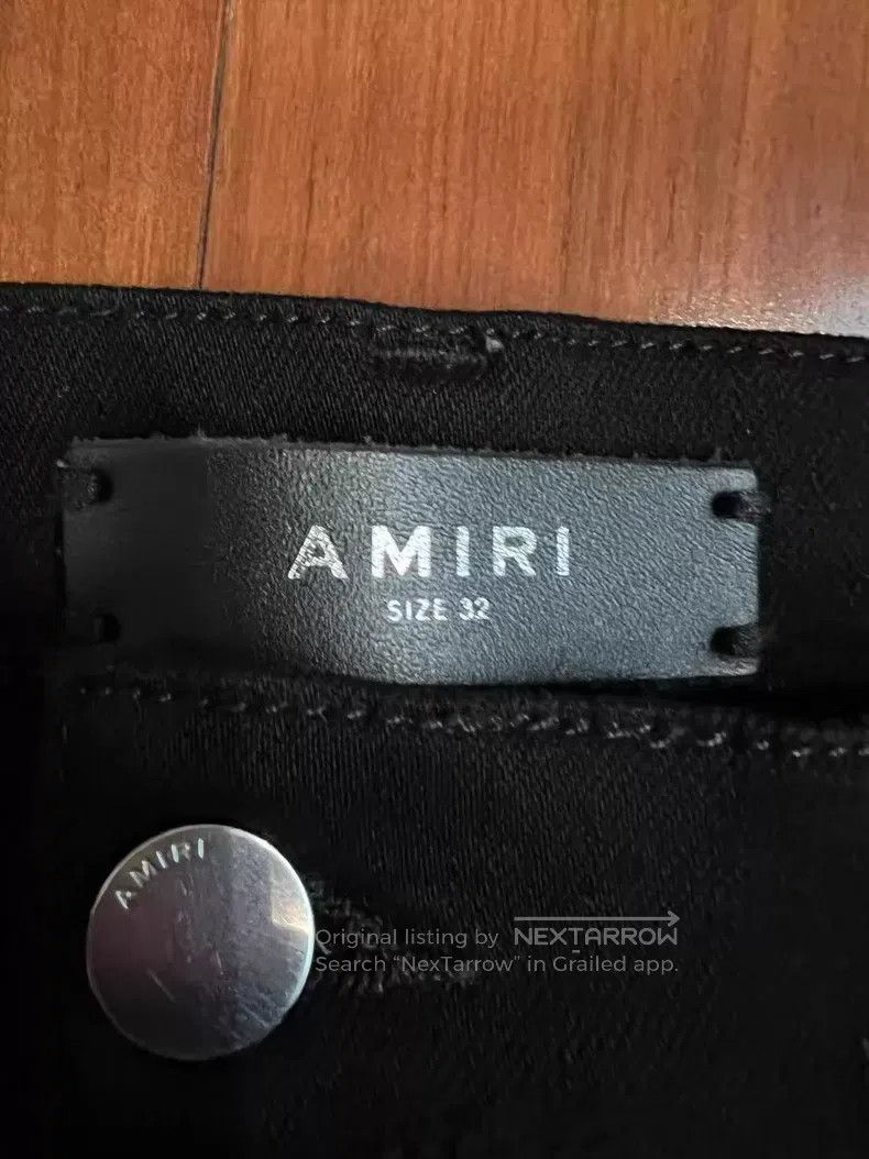 Amiri Amiri Classic Seasonal Embroidered Patchwork Destroyed Jea Size US 32 / EU 48 - 3 Thumbnail