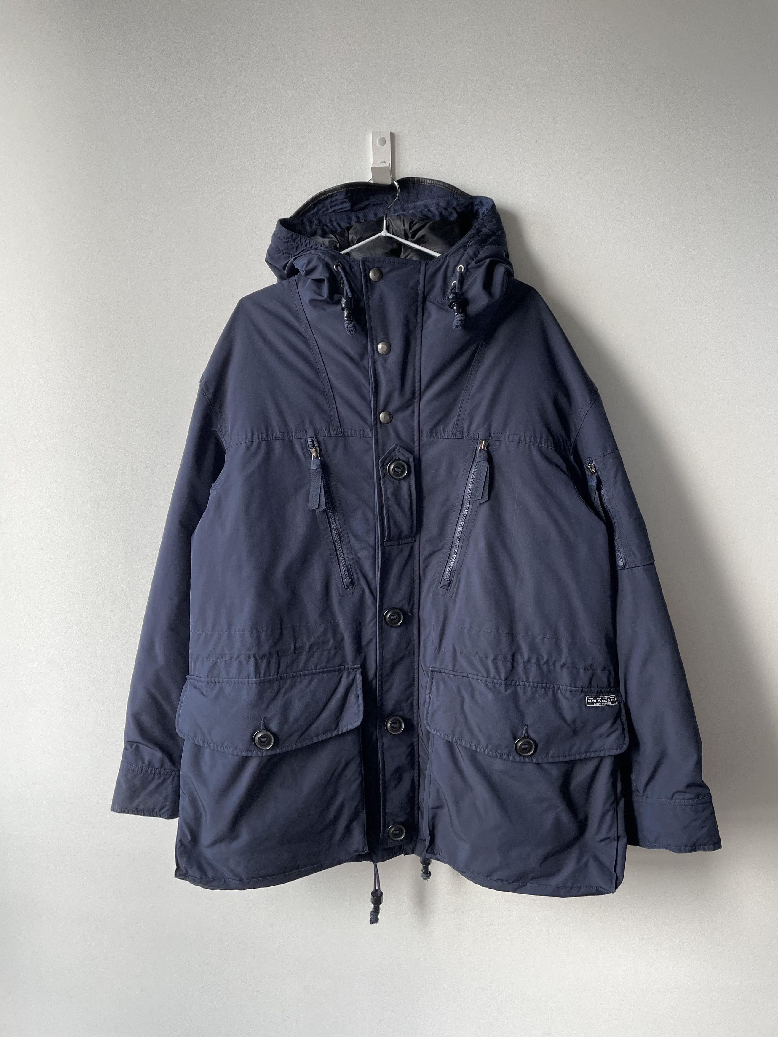image of Heritage x Polo Ralph Lauren Polo Ralph Laurent Vintage Military Down Parka 5531Ac in Blue (Size La