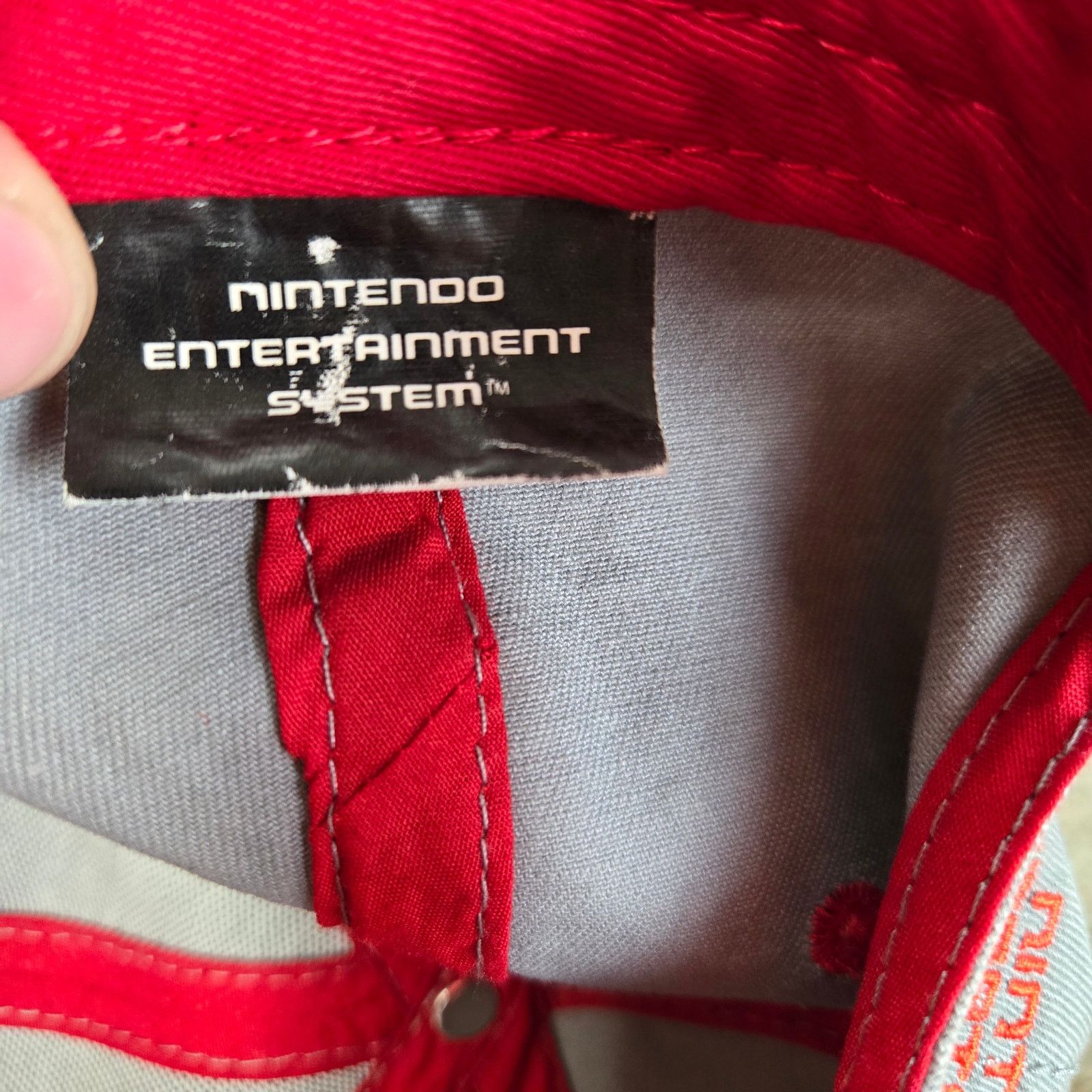 Nintendo Nintendo Red Gray Snapback Nintendo NES Controller Hat Size ONE SIZE - 8 Thumbnail