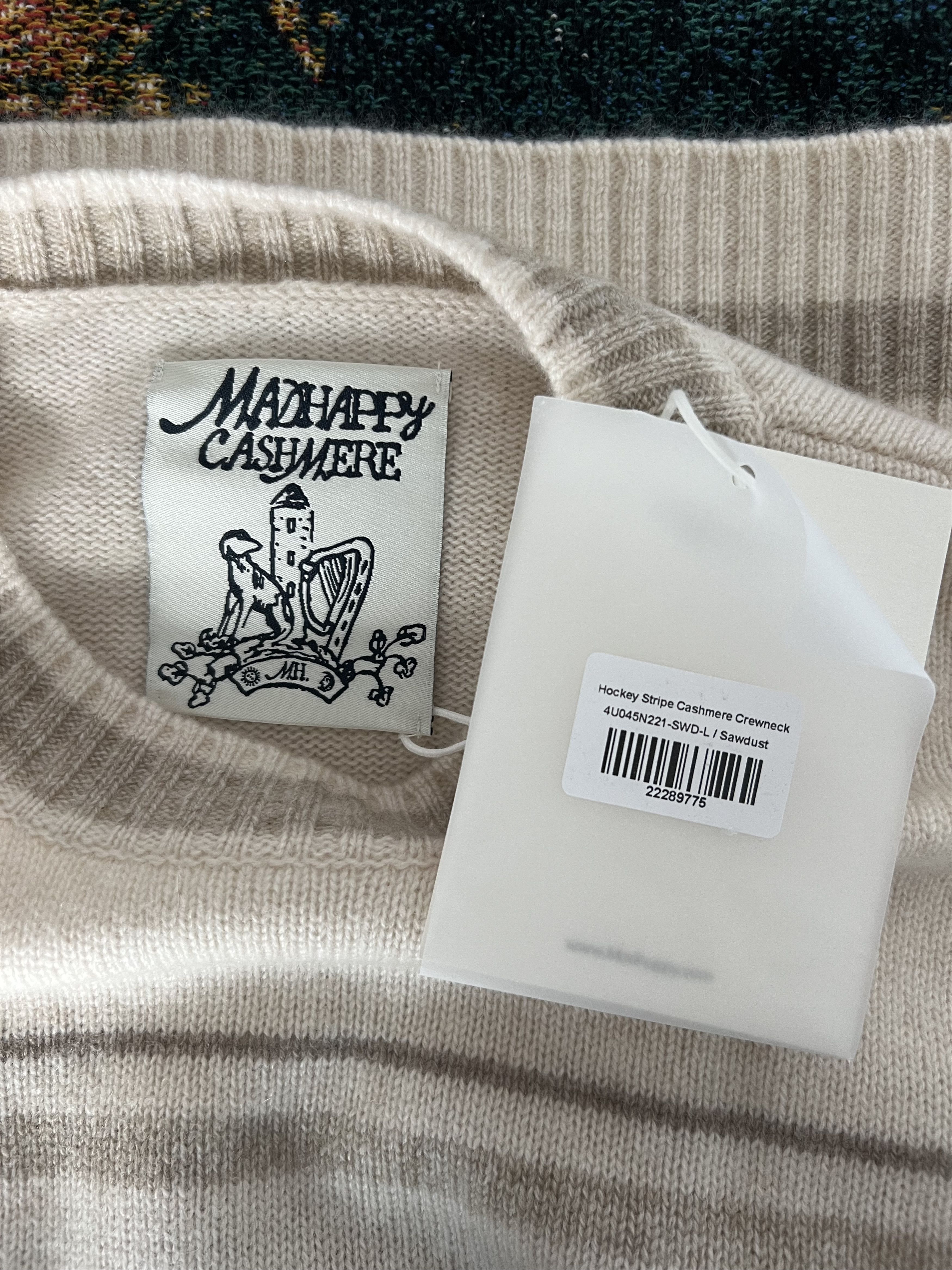 Madhappy Madhappy Hockey Stripe Cashmere Sweater Size US L / EU 52-54 / 3 - 6 Thumbnail