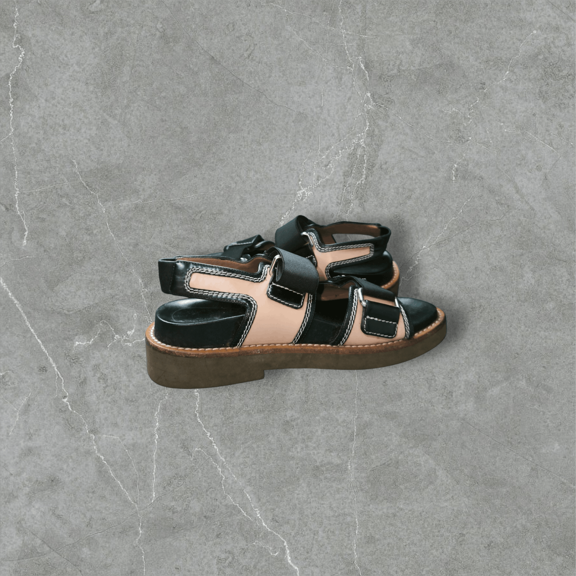 Designer × Marni Leather Slingback Sandal Size US 7 / IT 37 - 11 Thumbnail