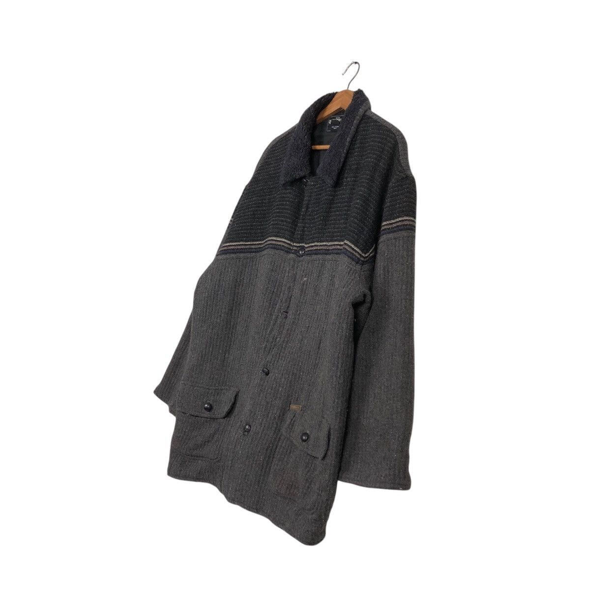 Japanese Brand × Quiksilver × Vintage 📌Vintage Wool Jacket Herringbone Quicksilver Button Size US L / EU 52-54 / 3 - 3 Thumbnail