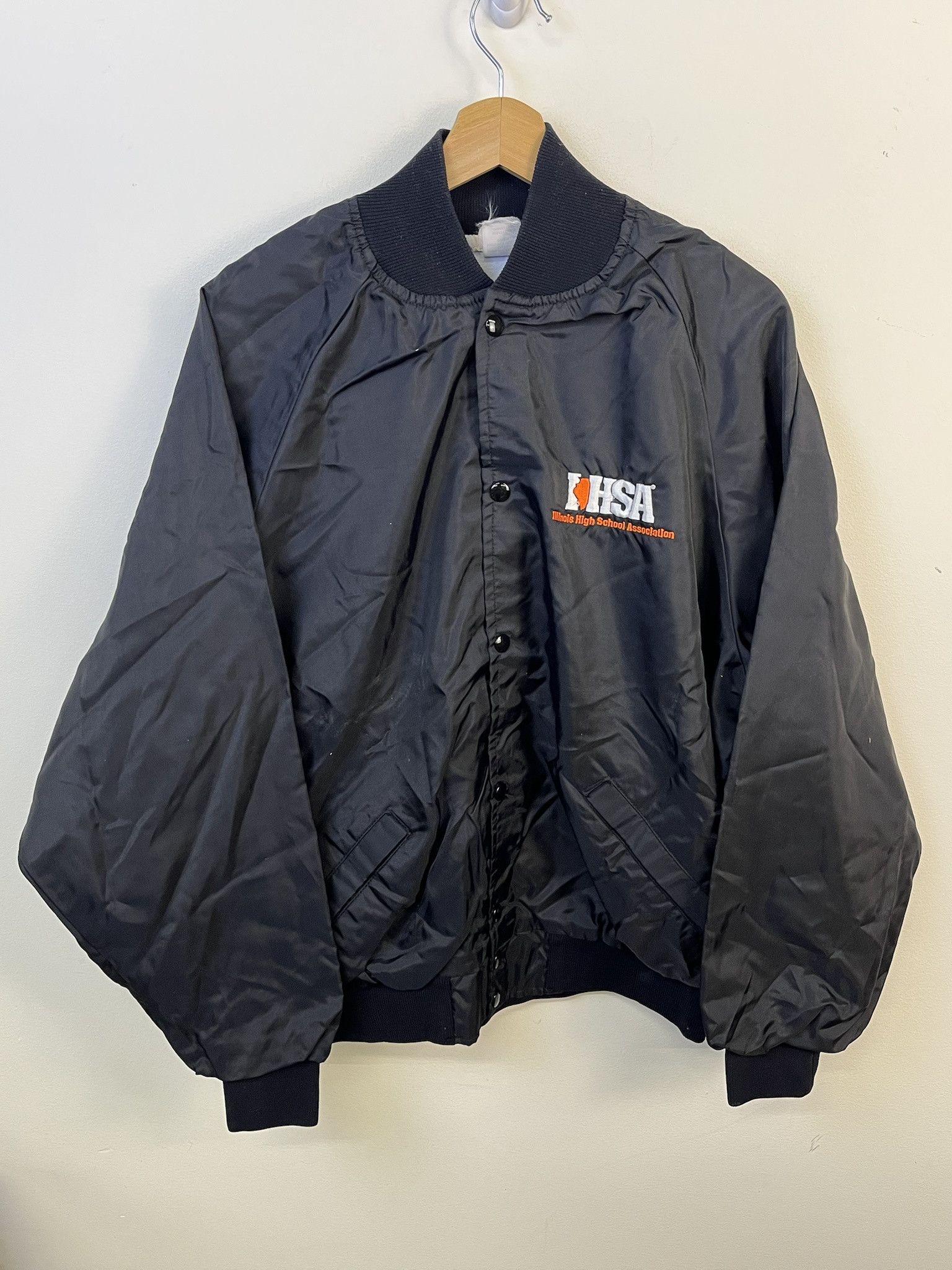 Vintage Vintage Illinois High School Association Snap Jacket Size L Size US L / EU 52-54 / 3 - 1 Thumbnail