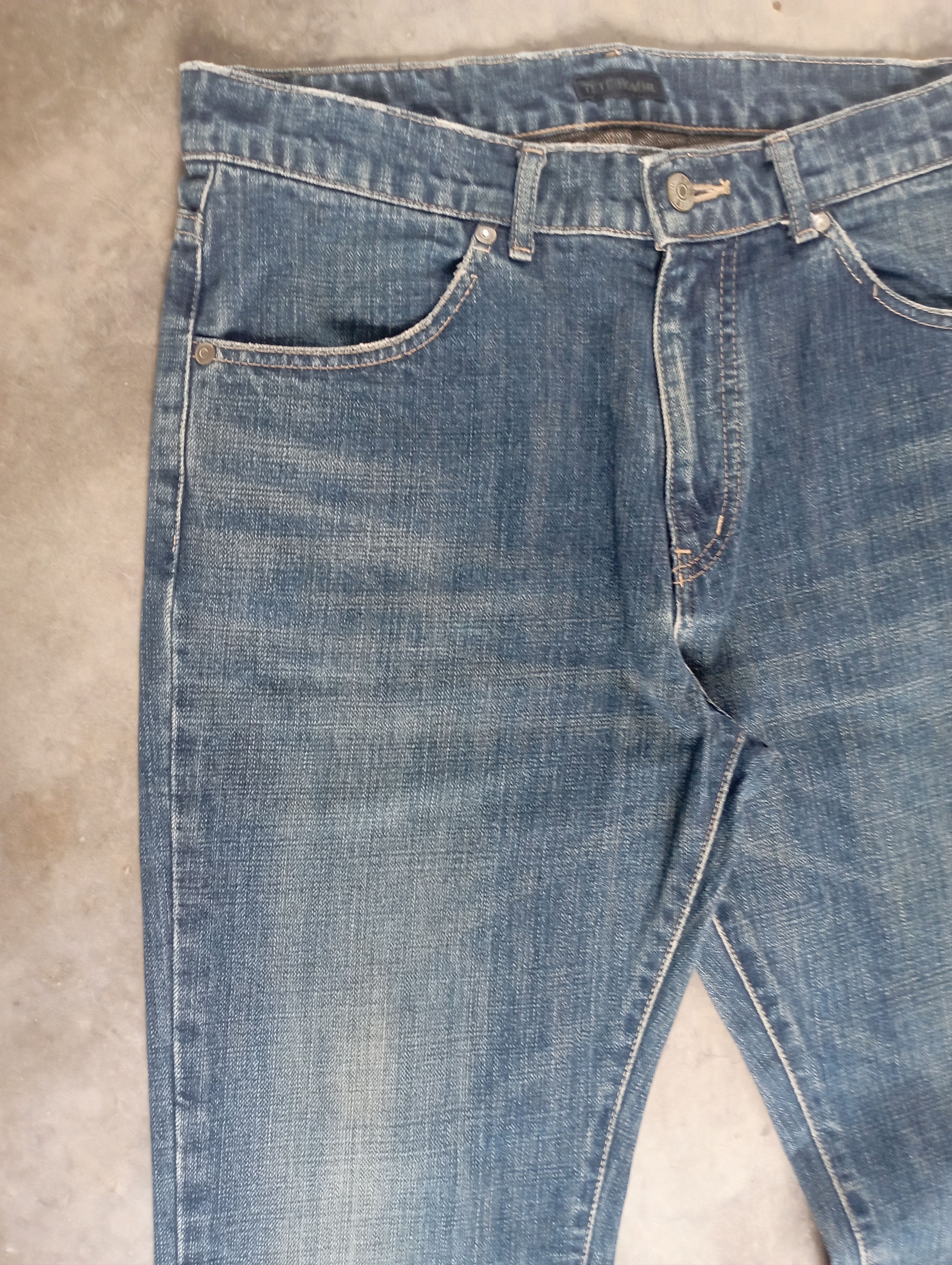 Issey Miyake Issey Miyake Tete Homme Stone Wash Distressed Denim Size US 31 - 8 Thumbnail