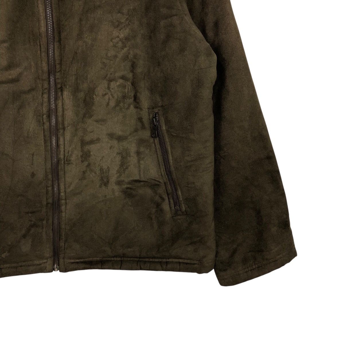 Japanese Brand 📌Vintage Leather Jacket Uniqlo Sherpa Blanket Issey Miyake Size US L / EU 52-54 / 3 - 6 Thumbnail