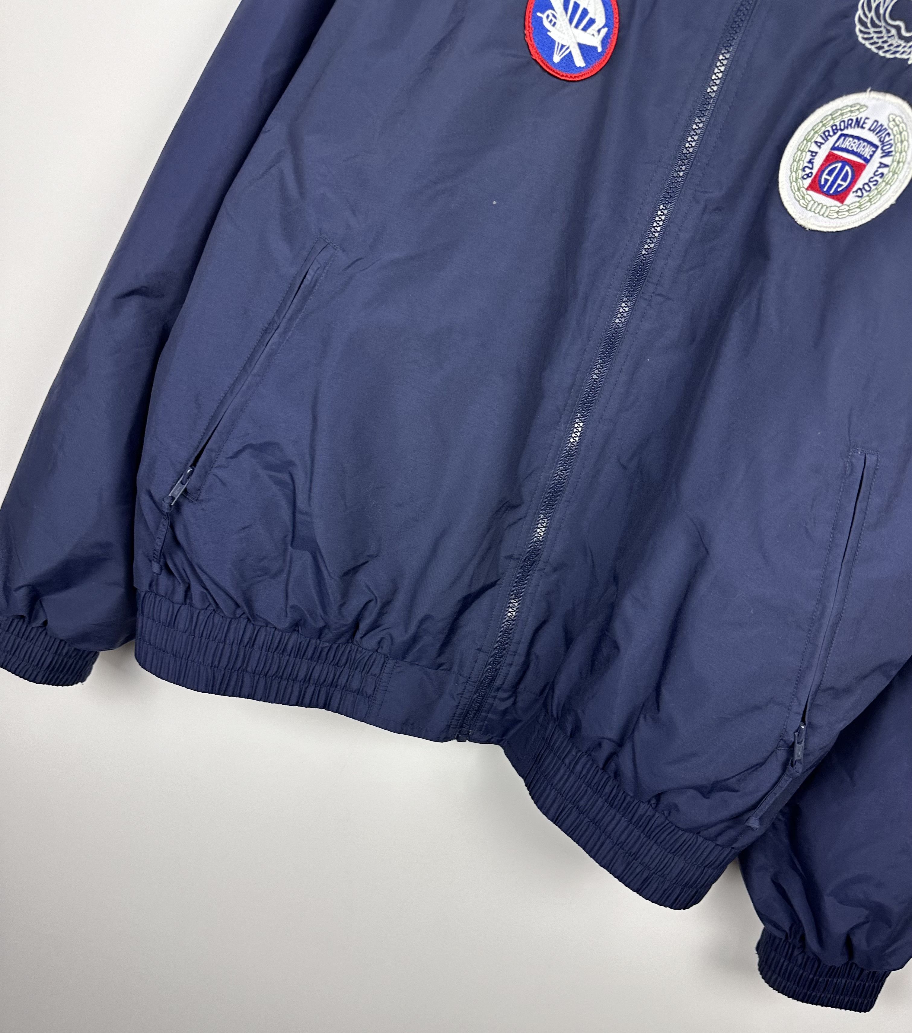 Vintage Air Force Eagle USA Bomber Jacket Size US XL / EU 56 / 4 - 4 Thumbnail