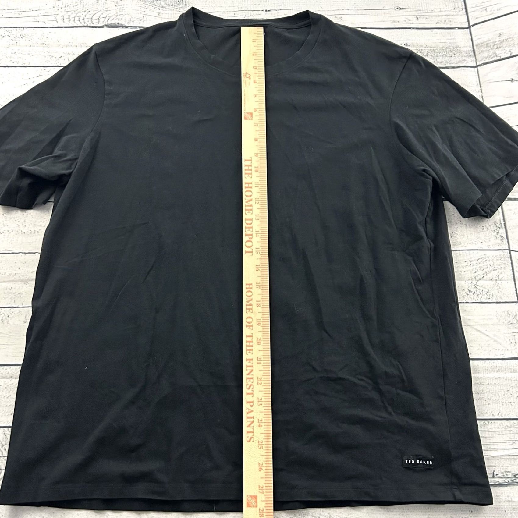 Ted Baker Ted Baker Short Sleeve T-Shirt Men's XL Black Size US XL / EU 56 / 4 - 4 Thumbnail