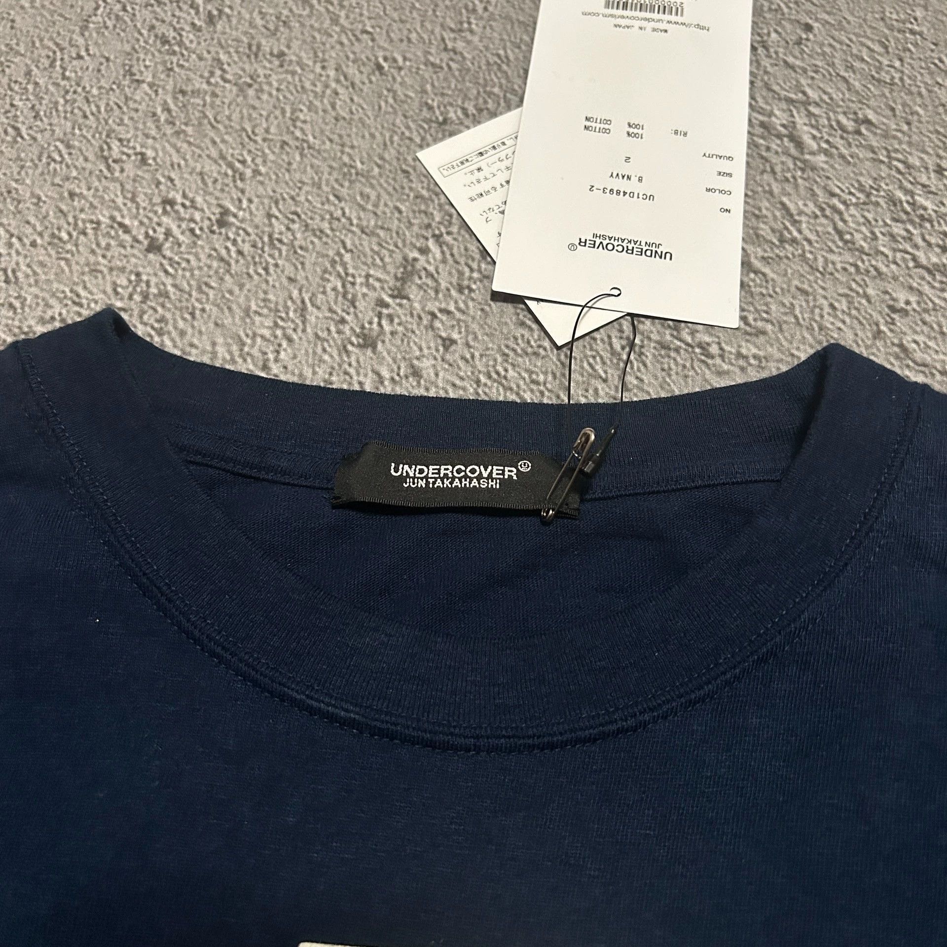 Undercover Undercover Takahashi Shield Cross dark blue short sleeve Size US M / EU 48-50 / 2 - 3 Thumbnail