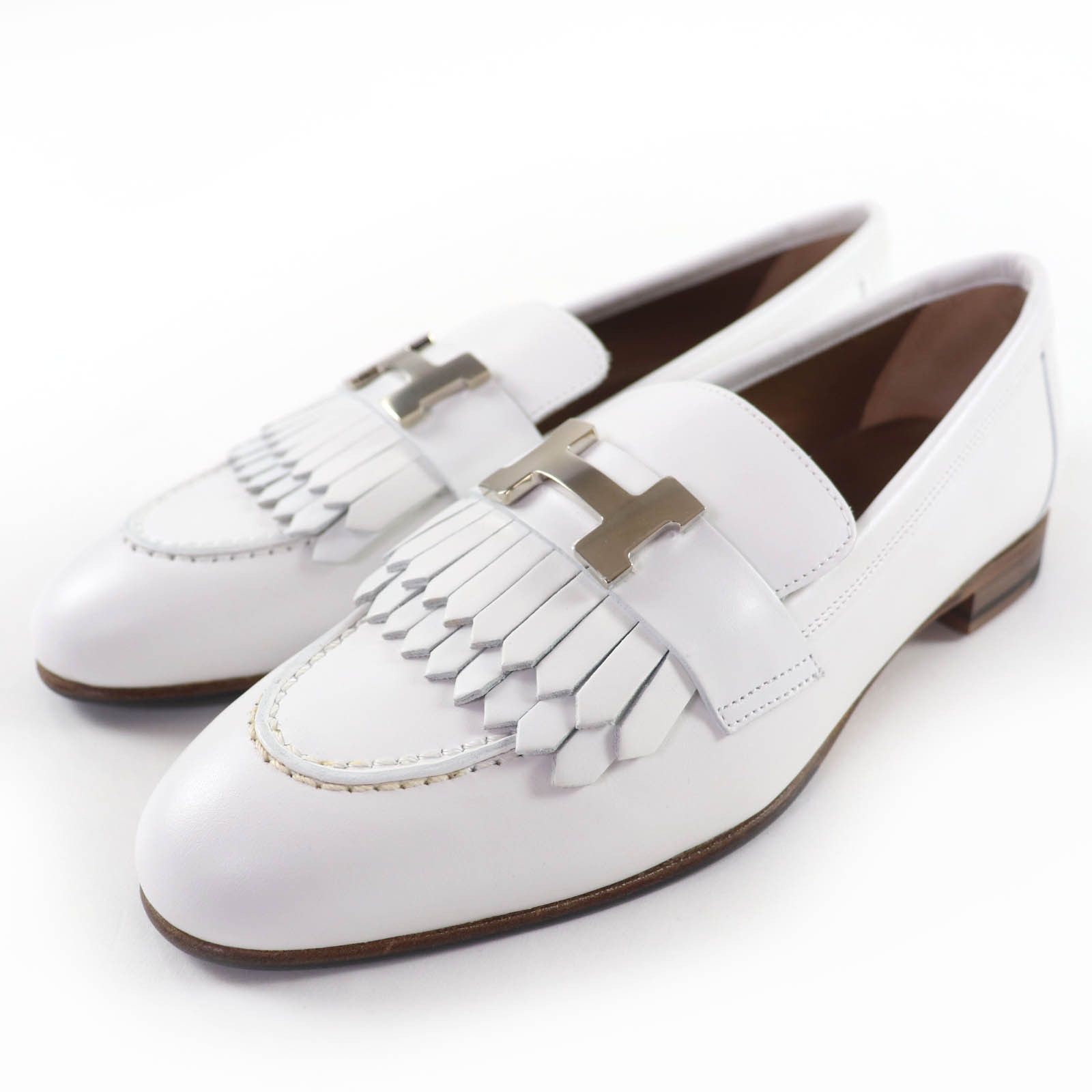 Hermes Hermes Hermès Paris Royale35.5 Leather Loafers Leather Shoes DUTY FREE for USA Size ONE SIZE - 1 Thumbnail