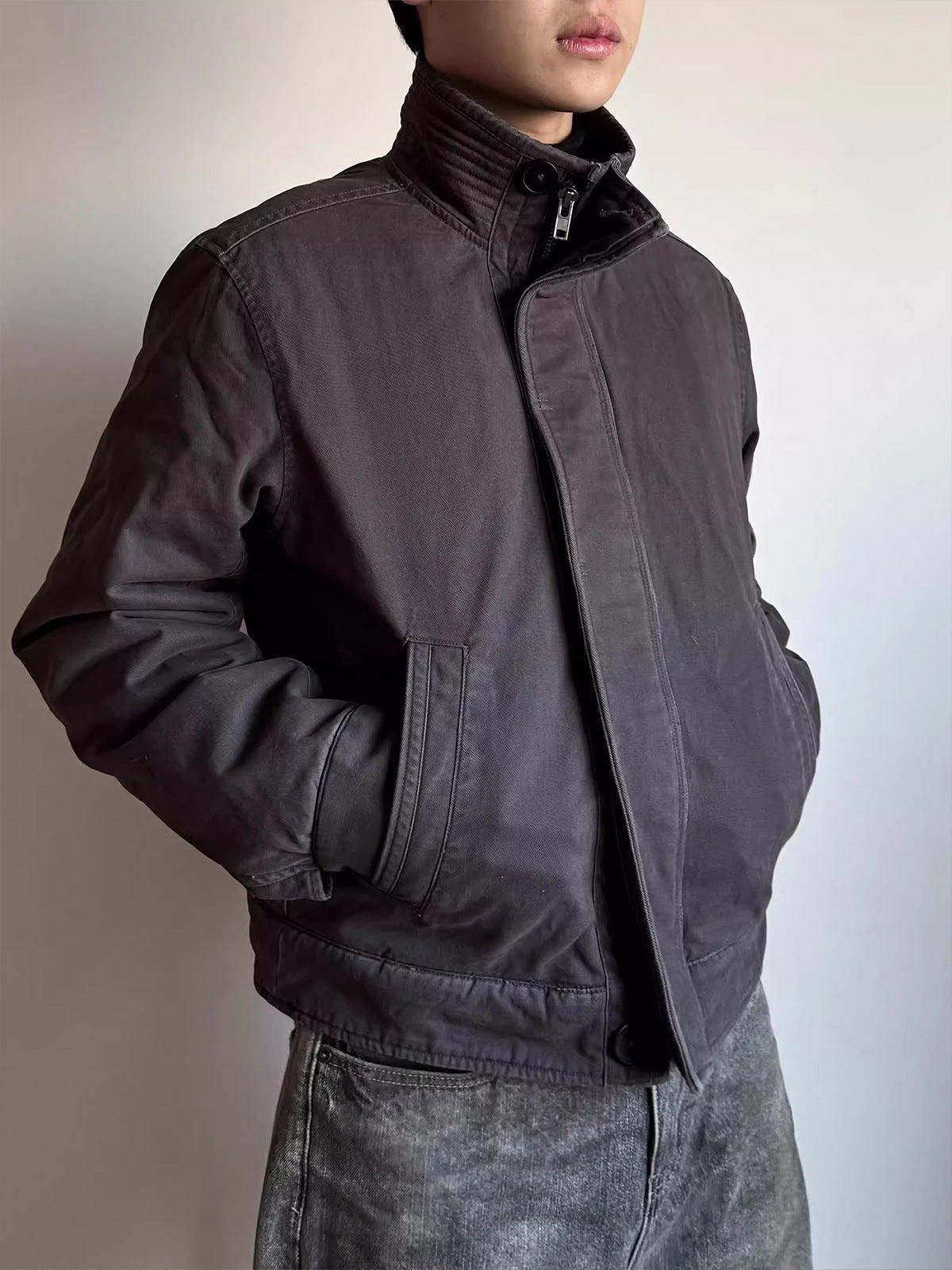 Vintage Brown Casual Zip-Up Jacket, Relaxed Fit Outerwear Size US M / EU 48-50 / 2 - 4 Thumbnail