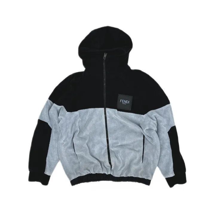 Fendi Fendi Color Block Logo Pullover Jacket -2507 Size US L / EU 52-54 / 3 - 2 Thumbnail