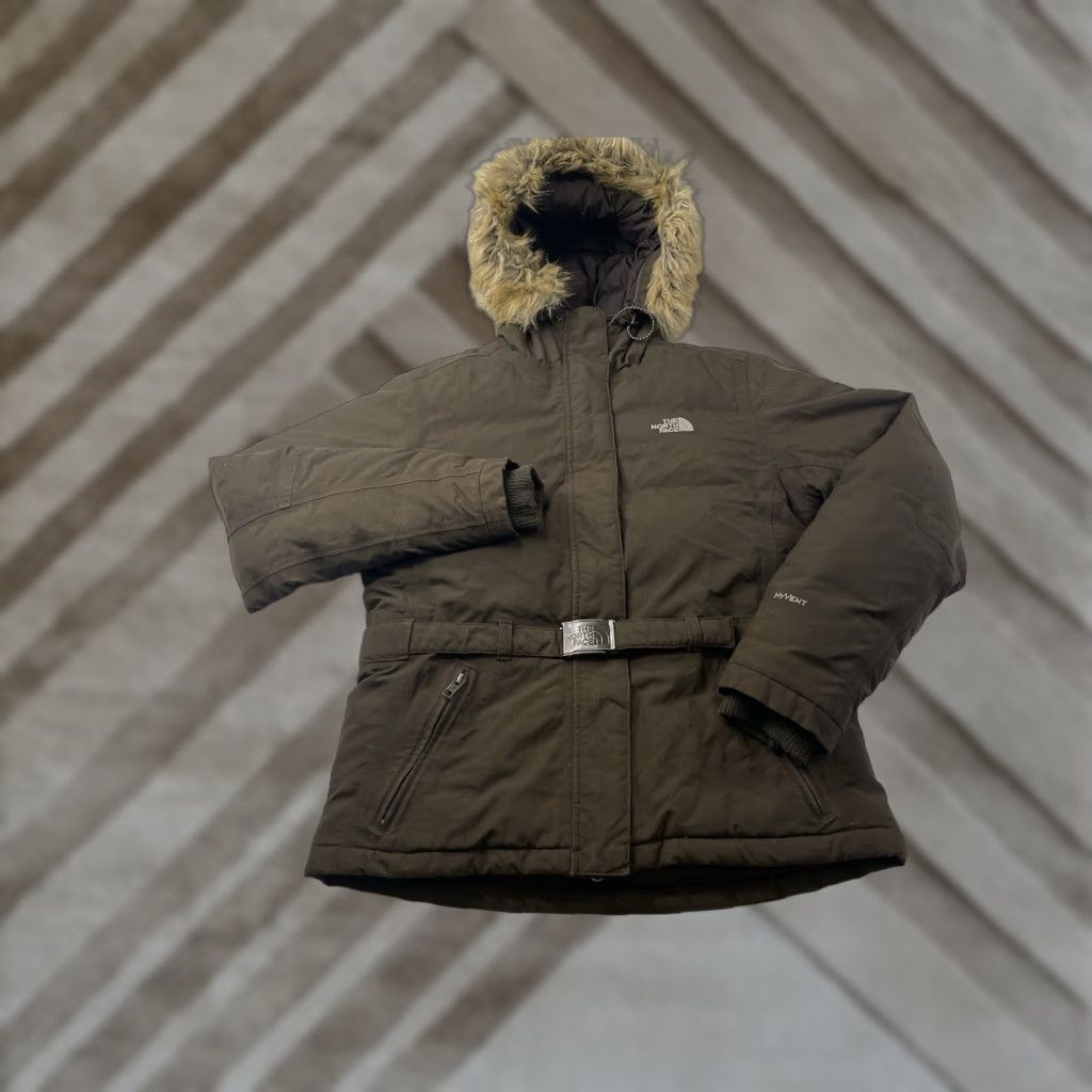 The North Face The North Face Greenland 550 ArcticWomens Down Jacket Parka Jacket Women's Brown Fur Belt Size M Size M / US 6-8 / IT 42-44 - 1 Thumbnail